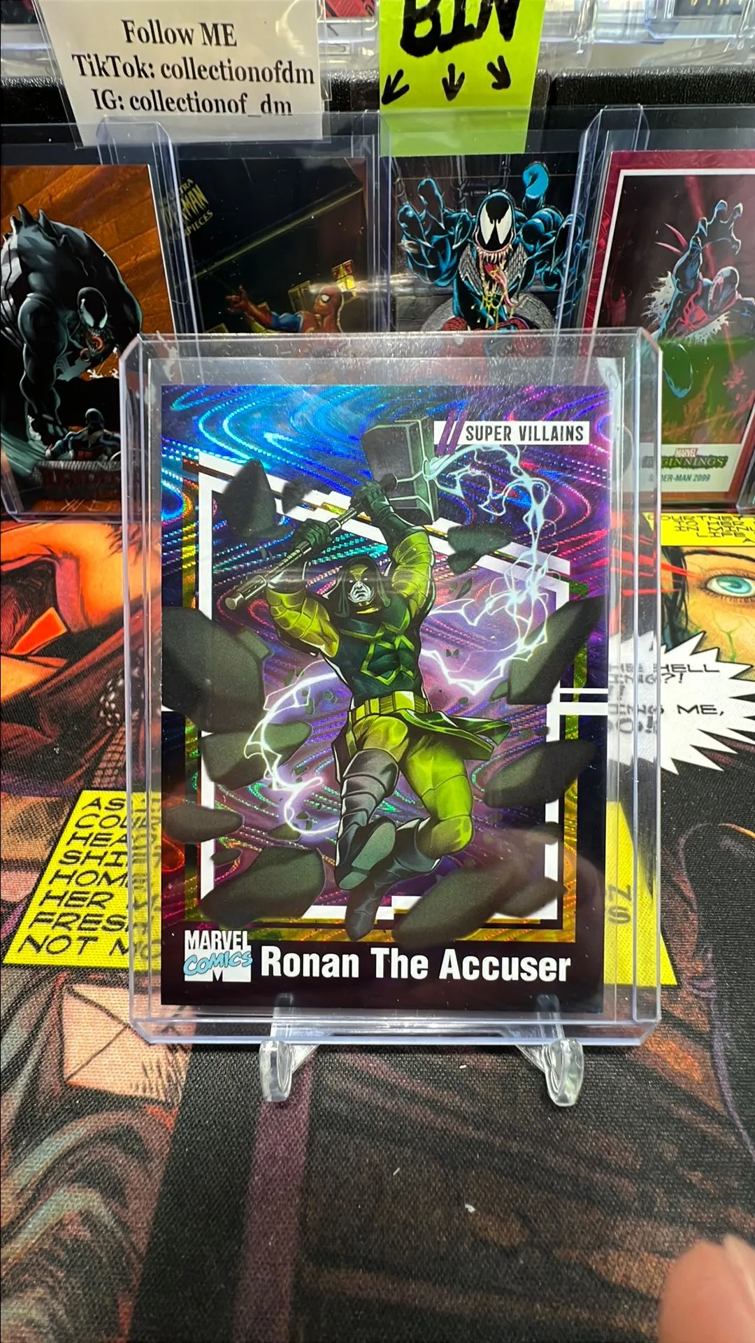 Product image for 2024 UD Renditions Spider-Man Marvel Universe Impel Verve Ronan The Accuser #09/90