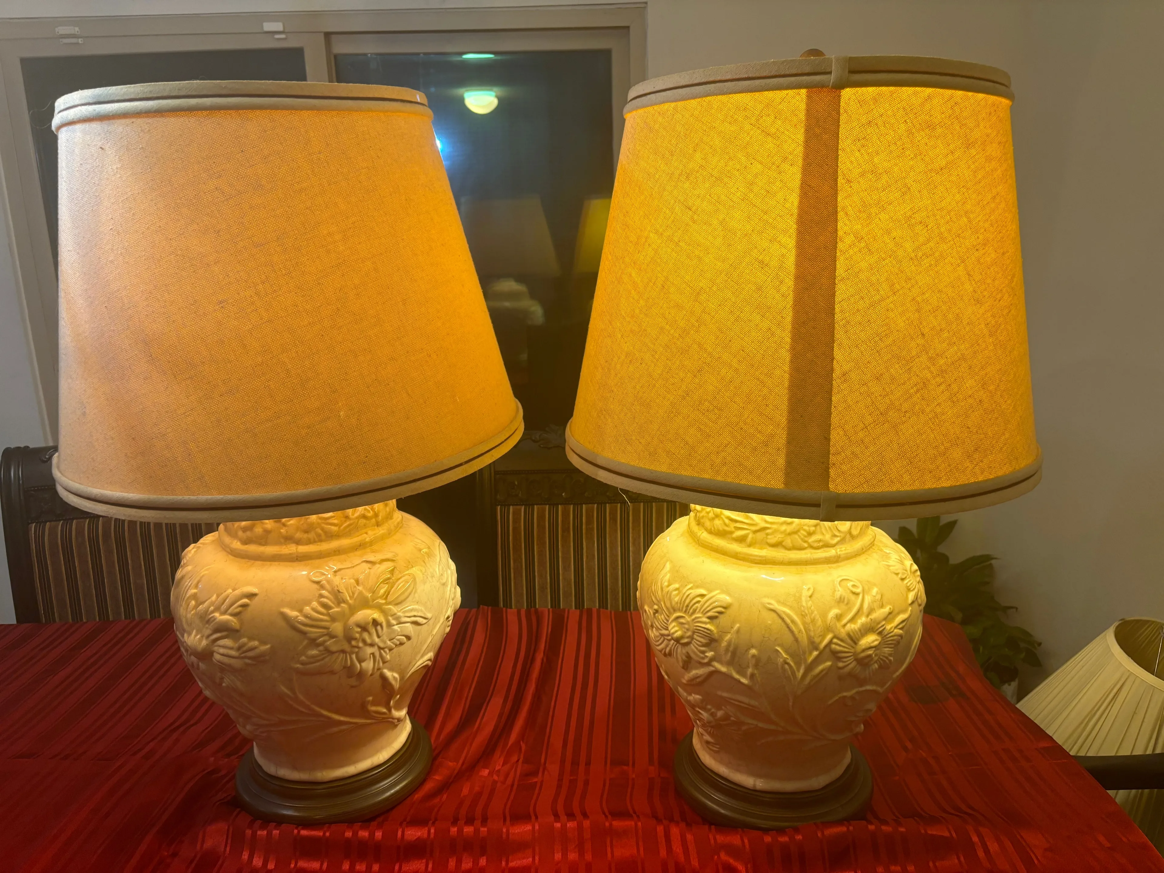 Product image for A pair of antique lamps