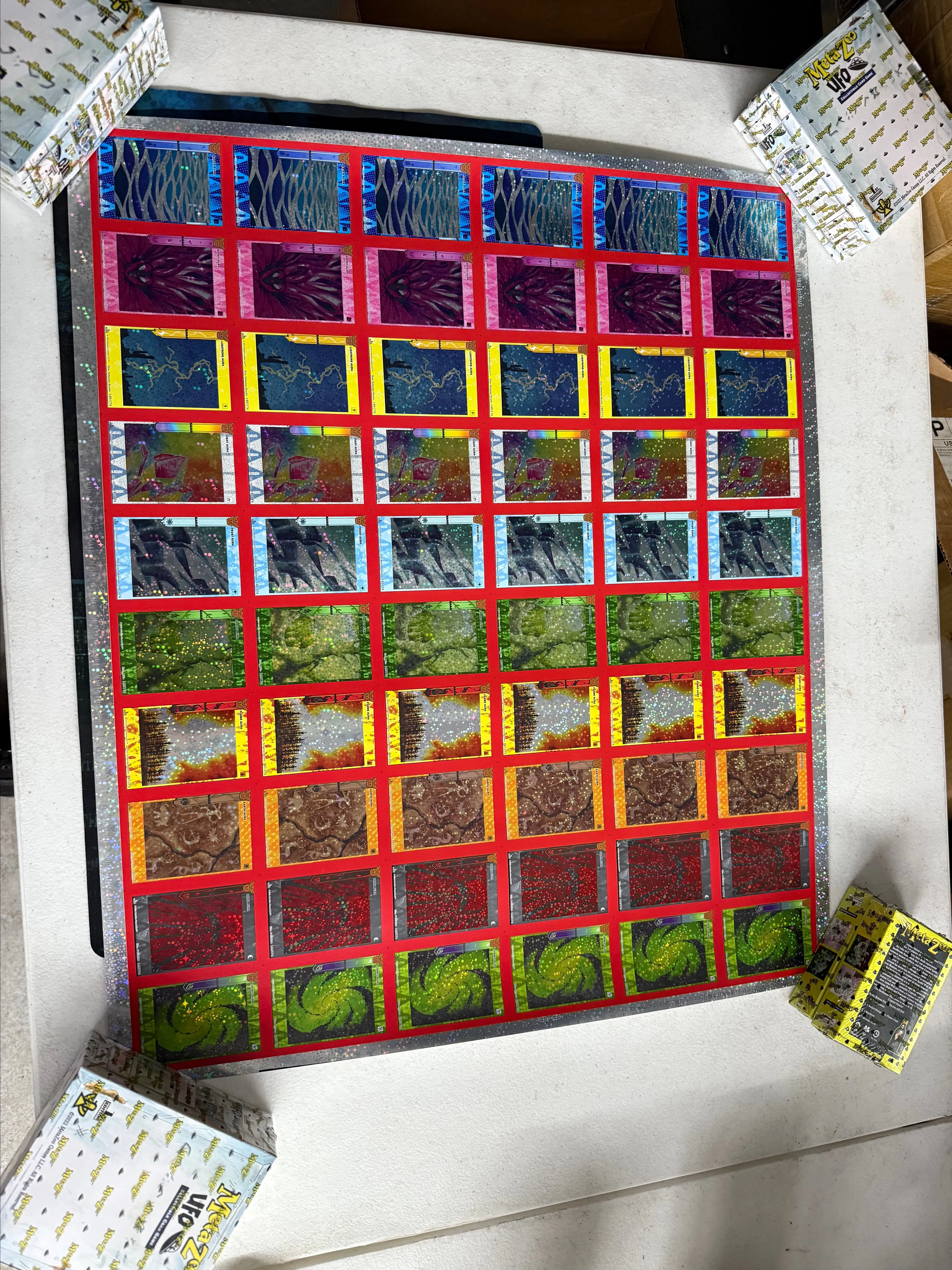 Product image for Metazoo native aura uncut sheet