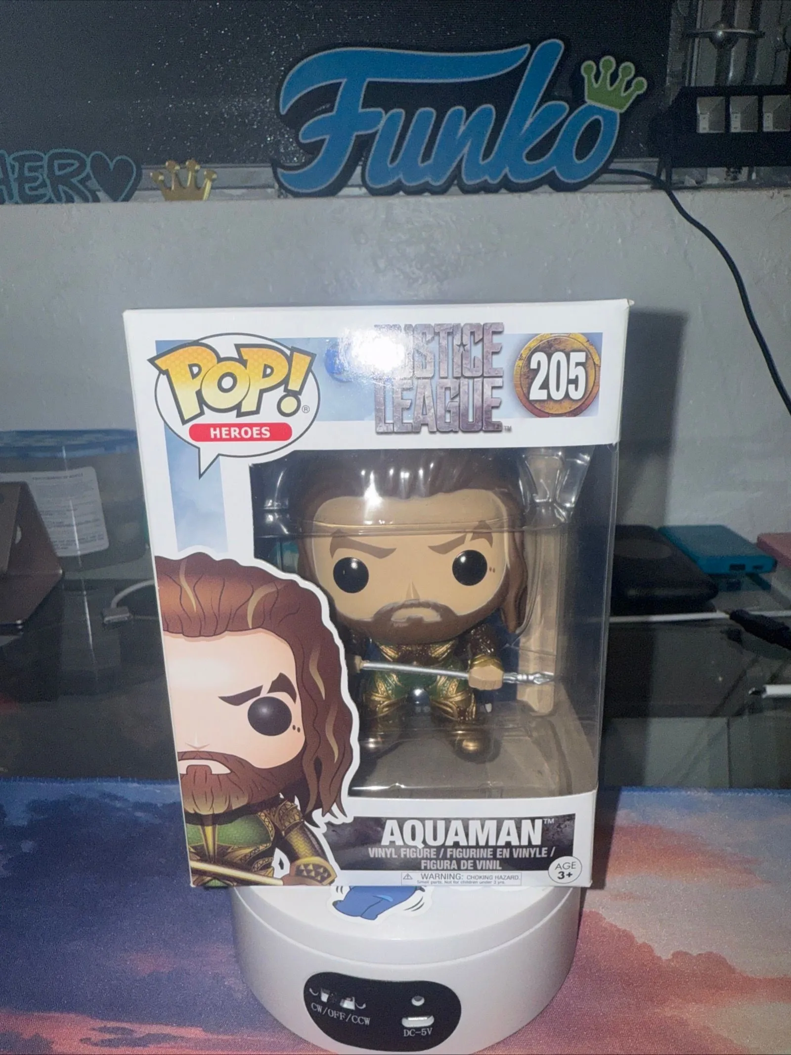 Product image for Funko Pop! Heroes: DC Justice League Aquaman #205 Vinyl Figure