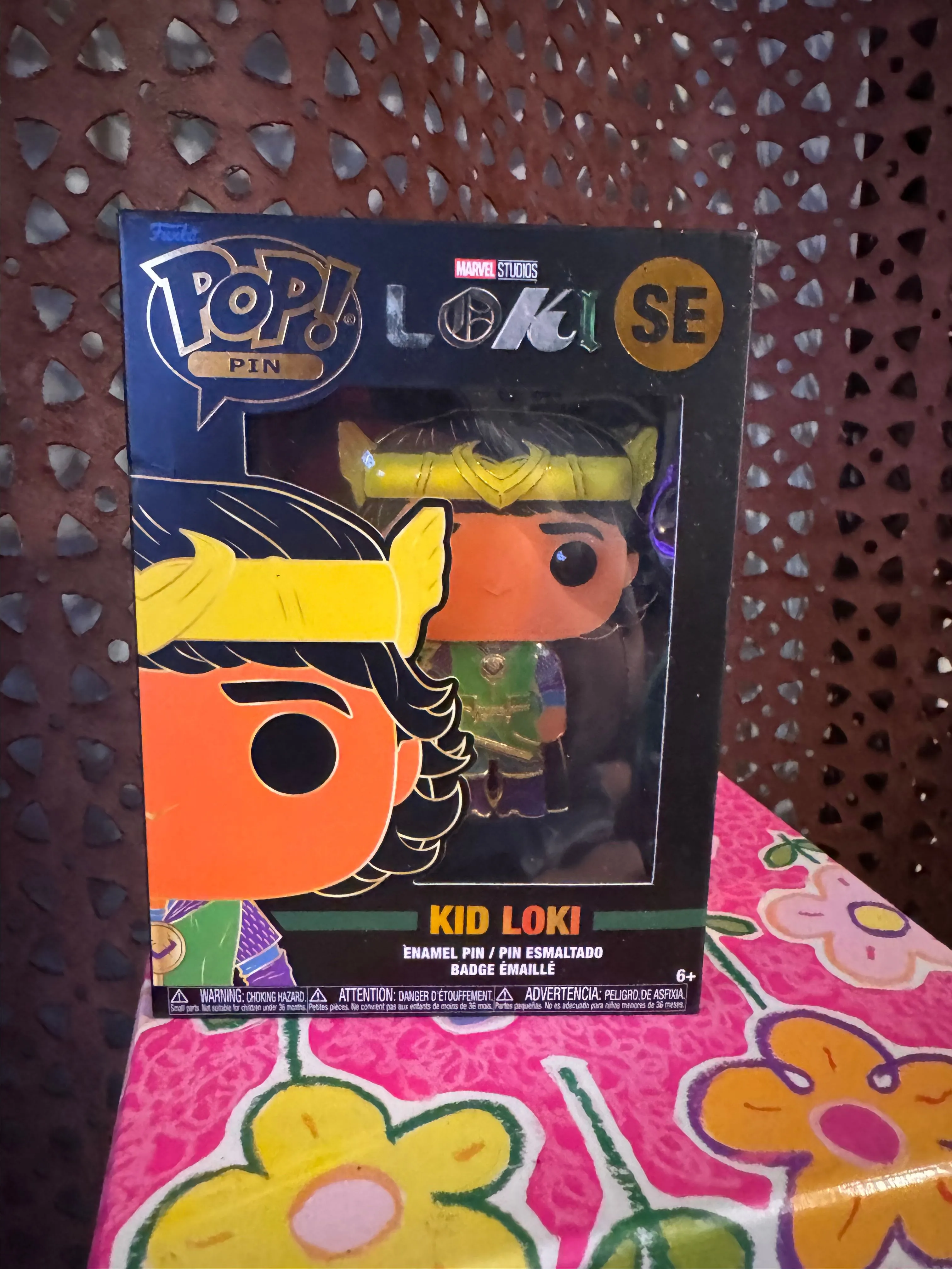 Product image for Funko POP! Pin Kid Loki Blacklight Marvel SE Target Exclusive