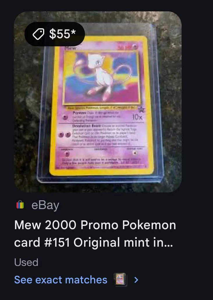 pokemon promo card mew Pokemon TCG: Sun & Moon