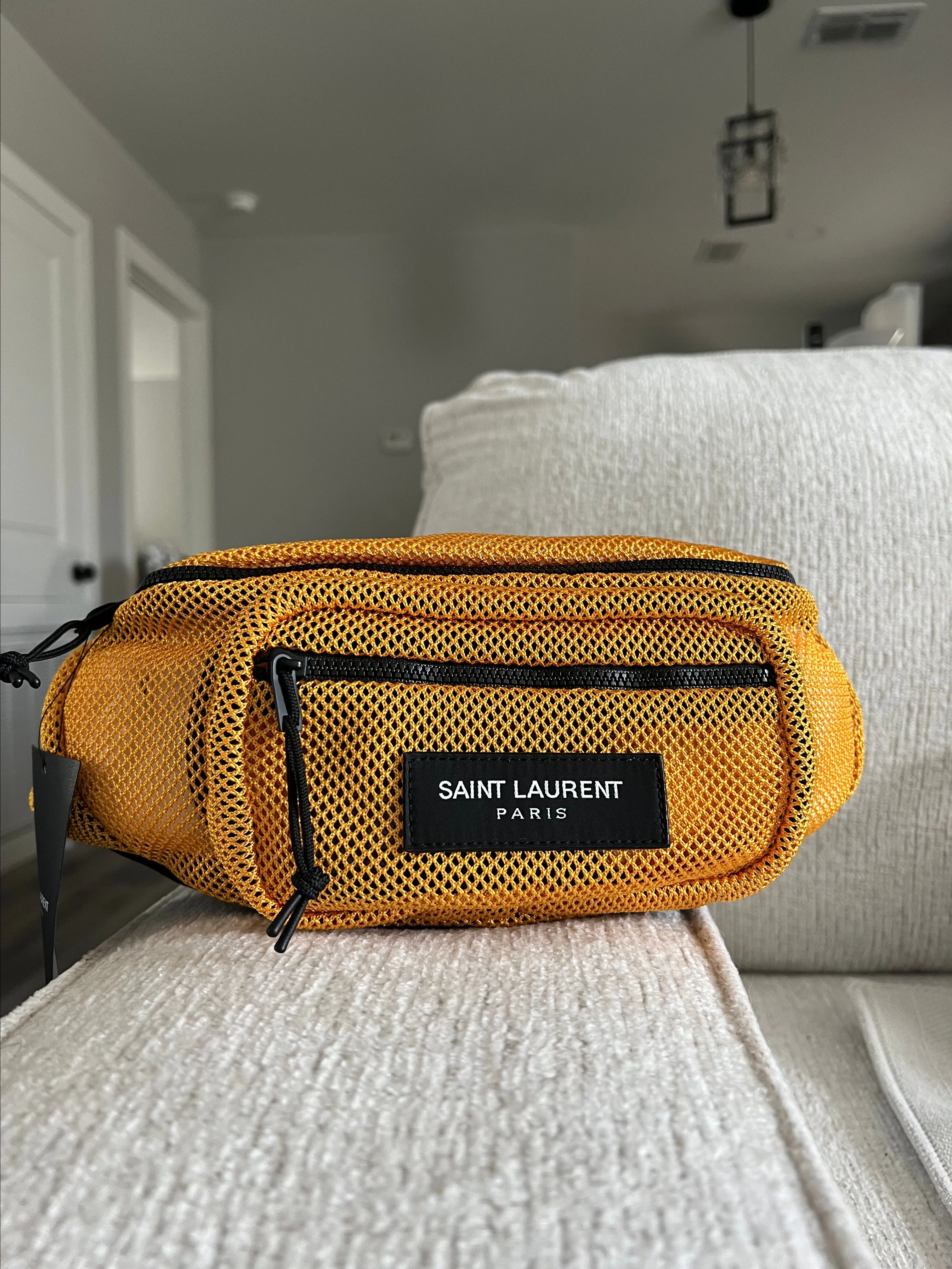 Product image for #151 NWT Saint Laurent mesh belt bag unisex