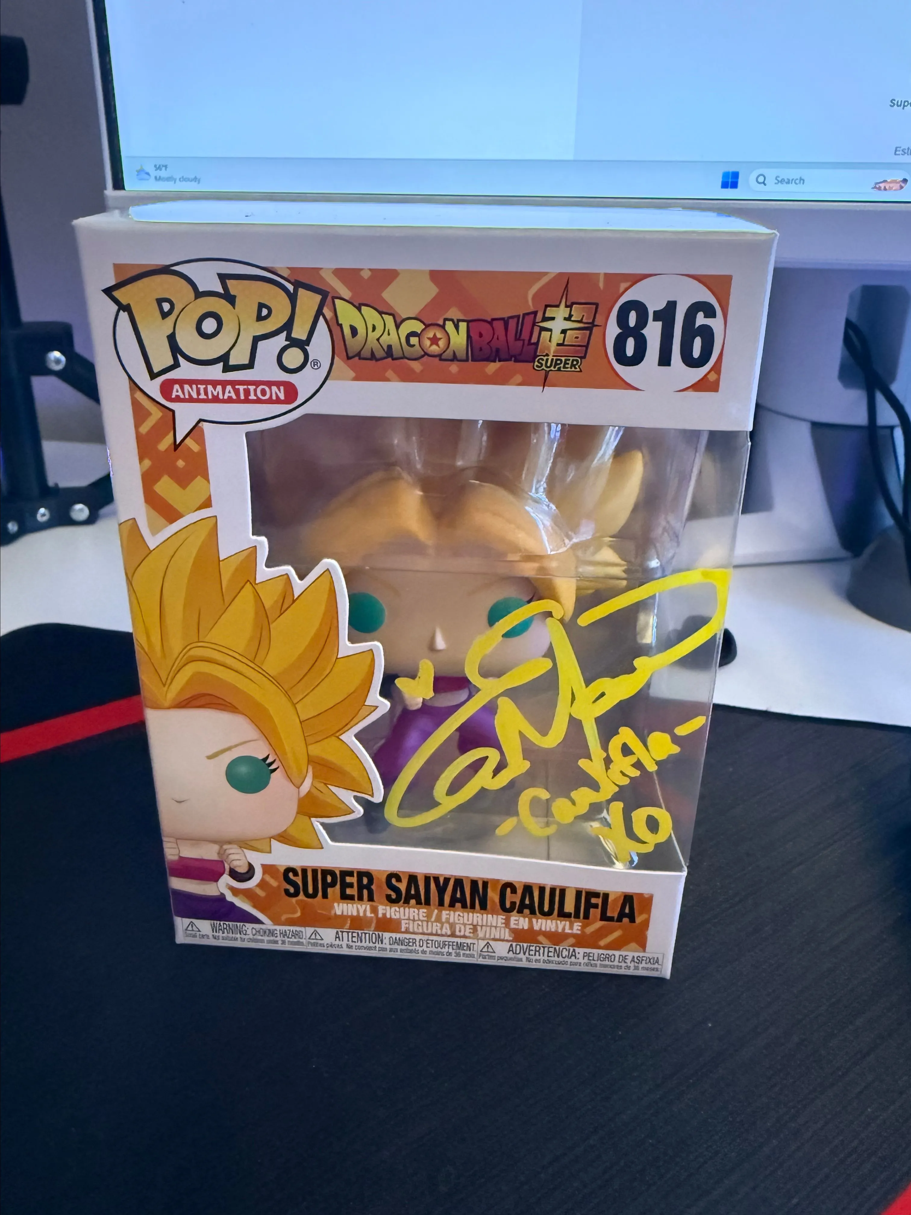 Product image for Super Saiyan Caulifla signed