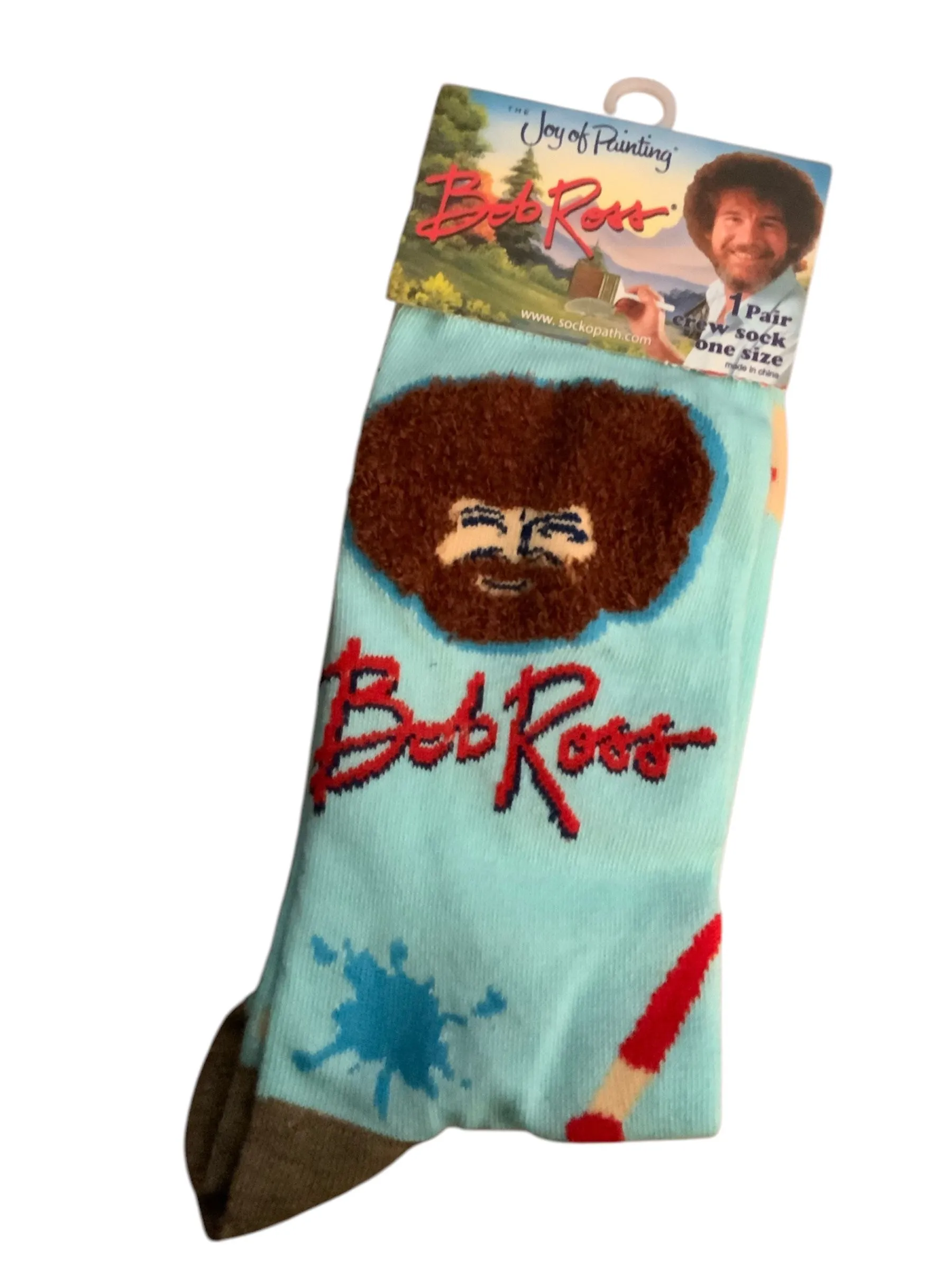 Product image for 00s. Socks - Bob Ross Fluffy Hair