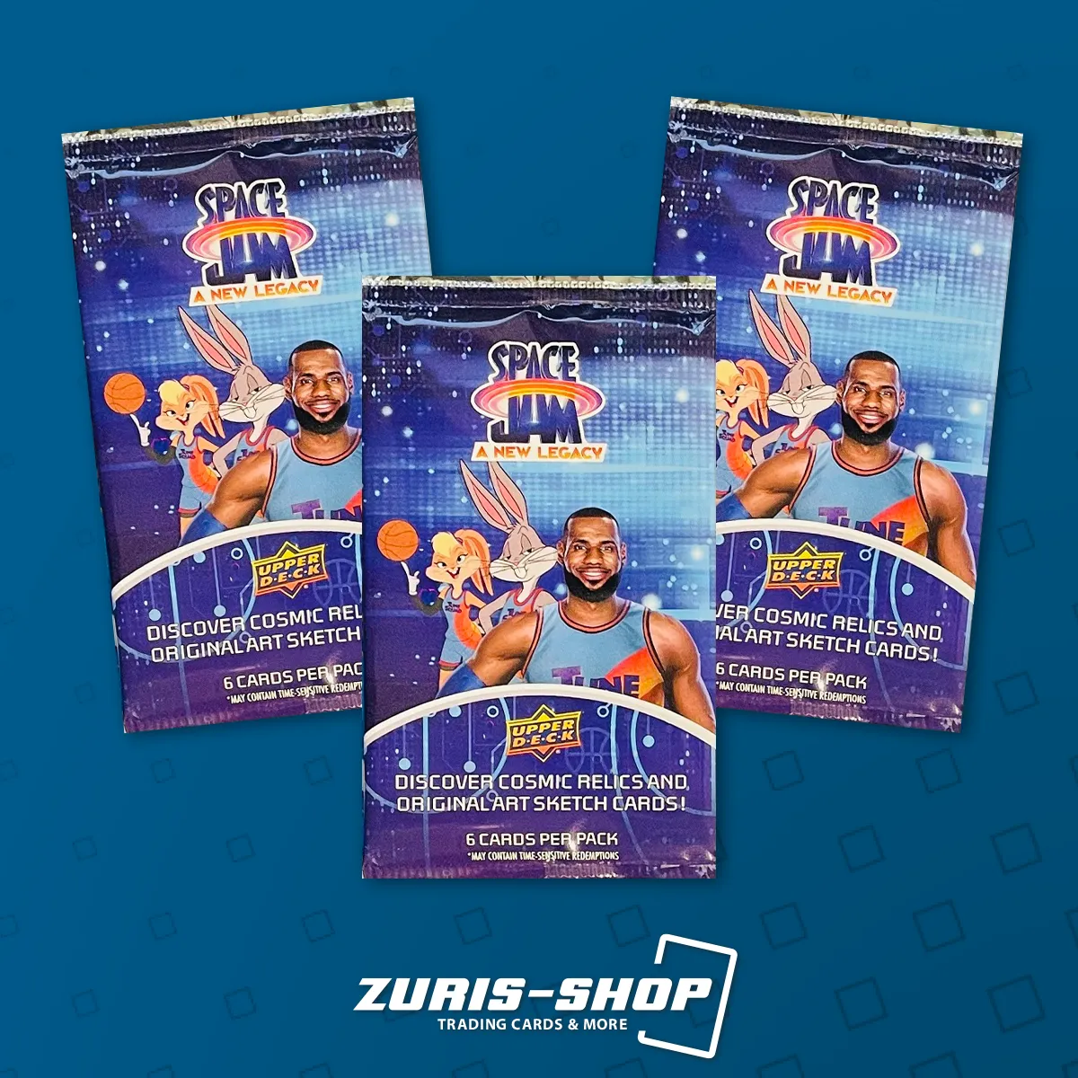 Produktbild für Space Jam: A New Legacy Hobby (Upper Deck 2021) booster pack Englisch