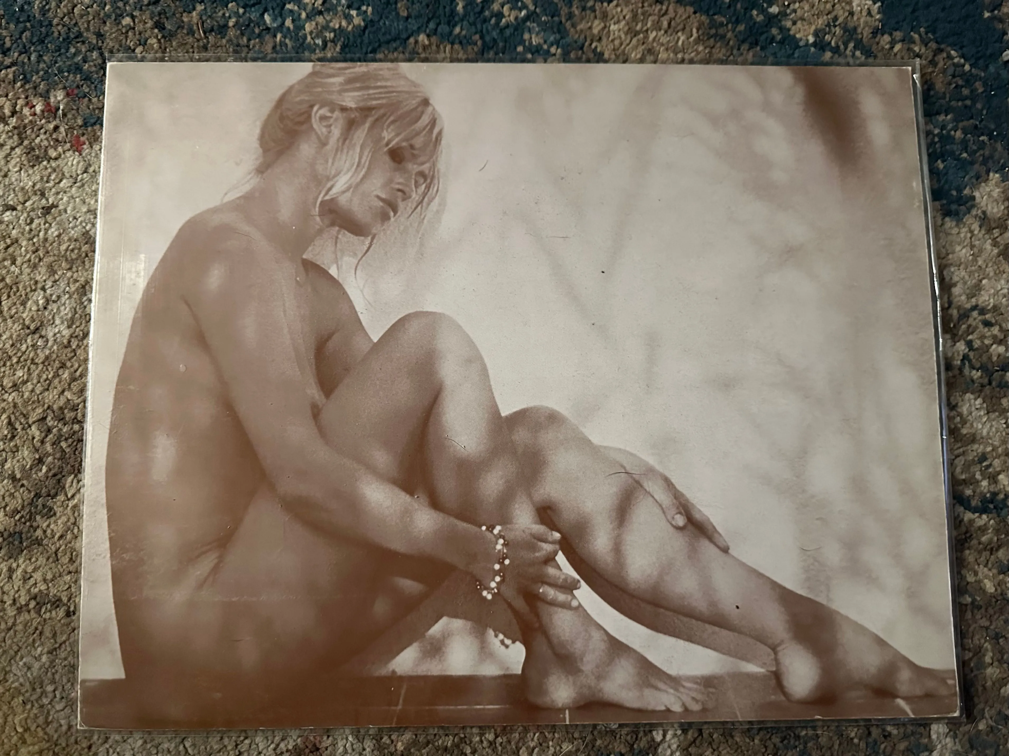 Product image for Artistic Nood 1970s Sepia Print
