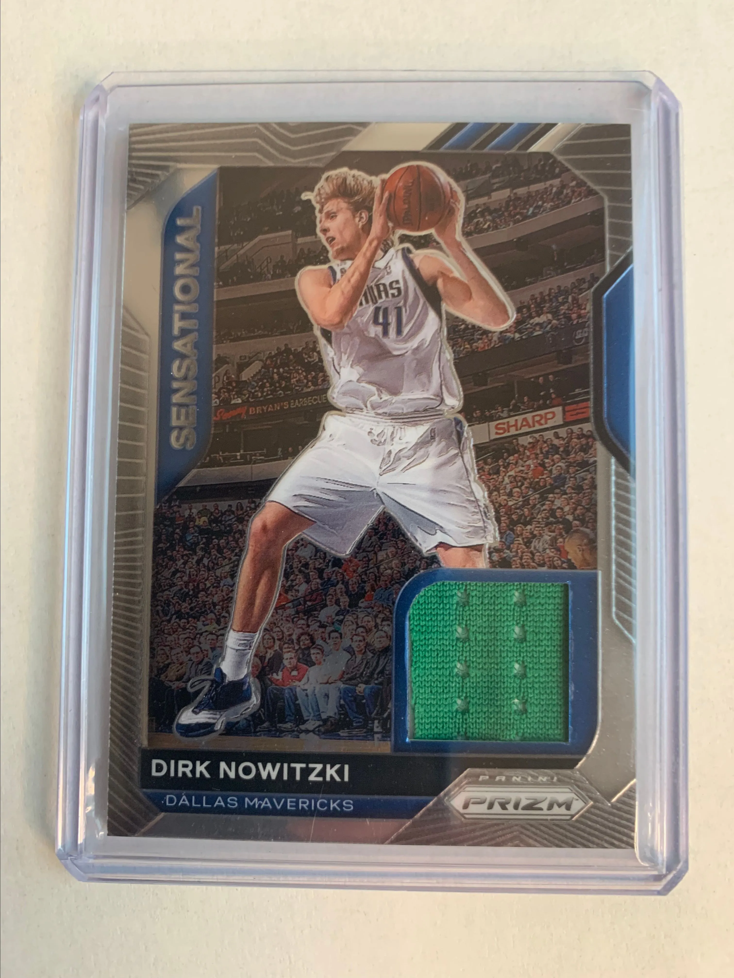 Product image for 2020-2021 Prizm Sensational Swatches Dirk Nowitzki