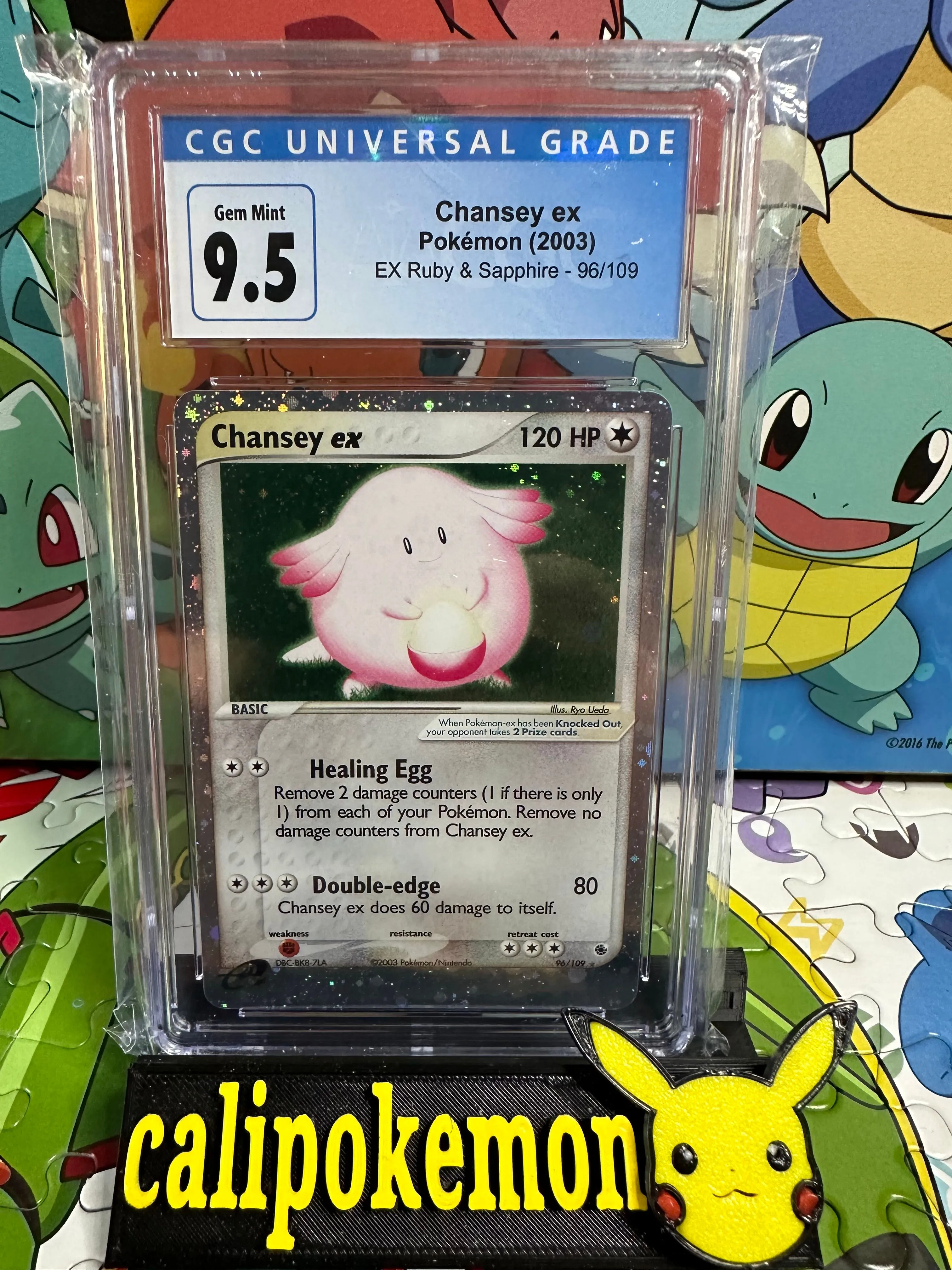 Product image for Chansey EX 96/109 CGC 9.5