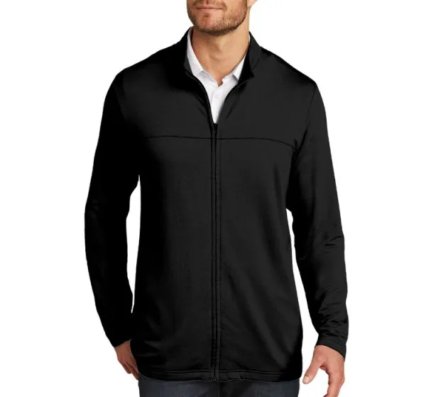 Product image for Travis Matthew black fleece full zip jacket Large