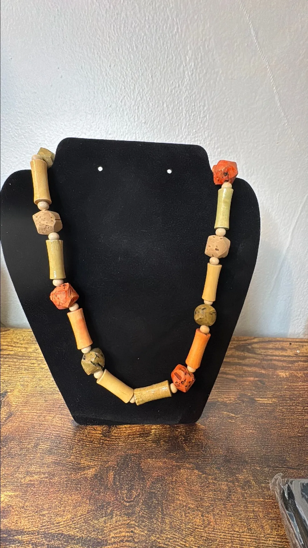 Product image for 012. Wood and Cork Necklace