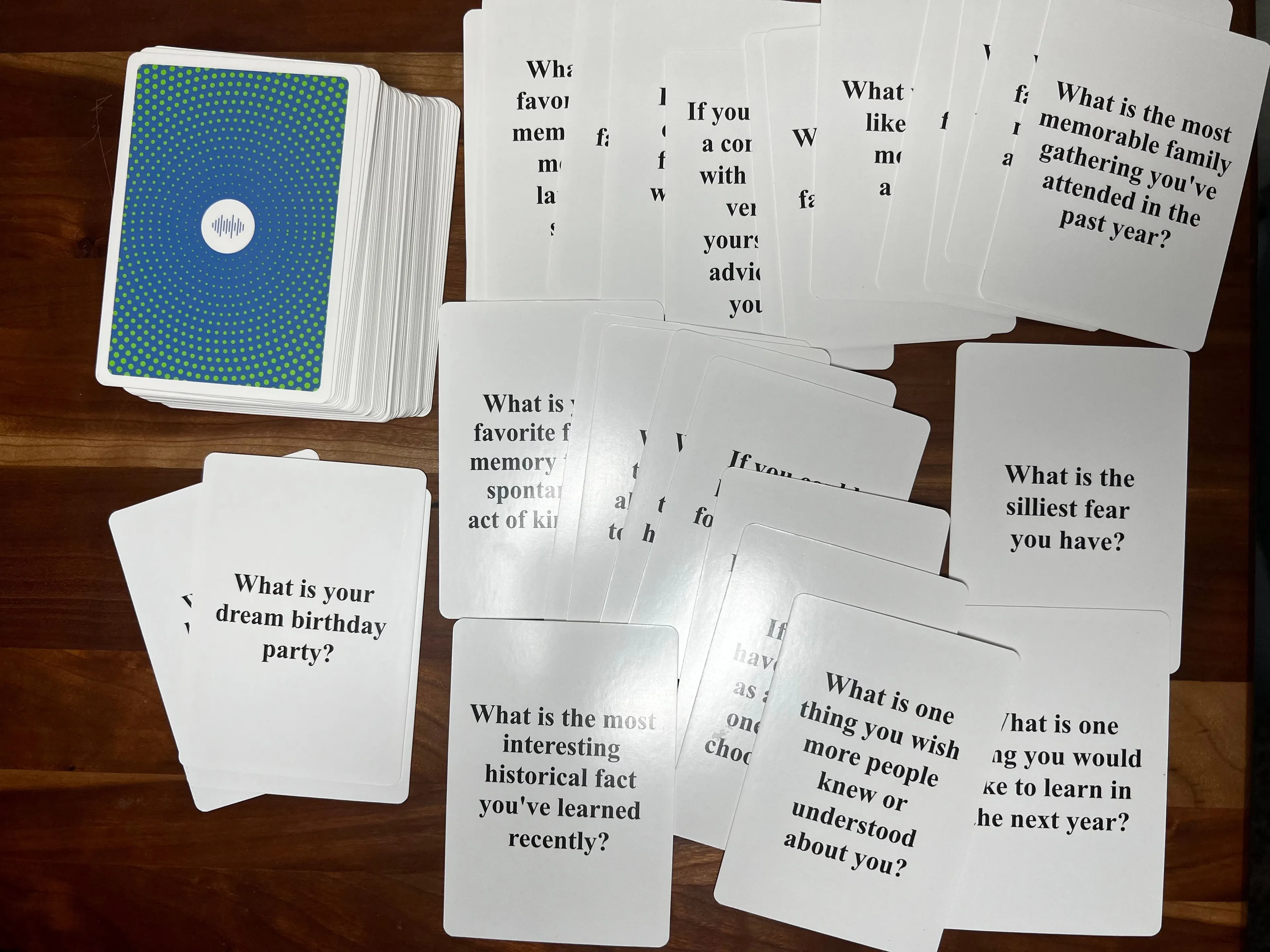 Product image for 0001. Family Conversation Starter Idea Cards