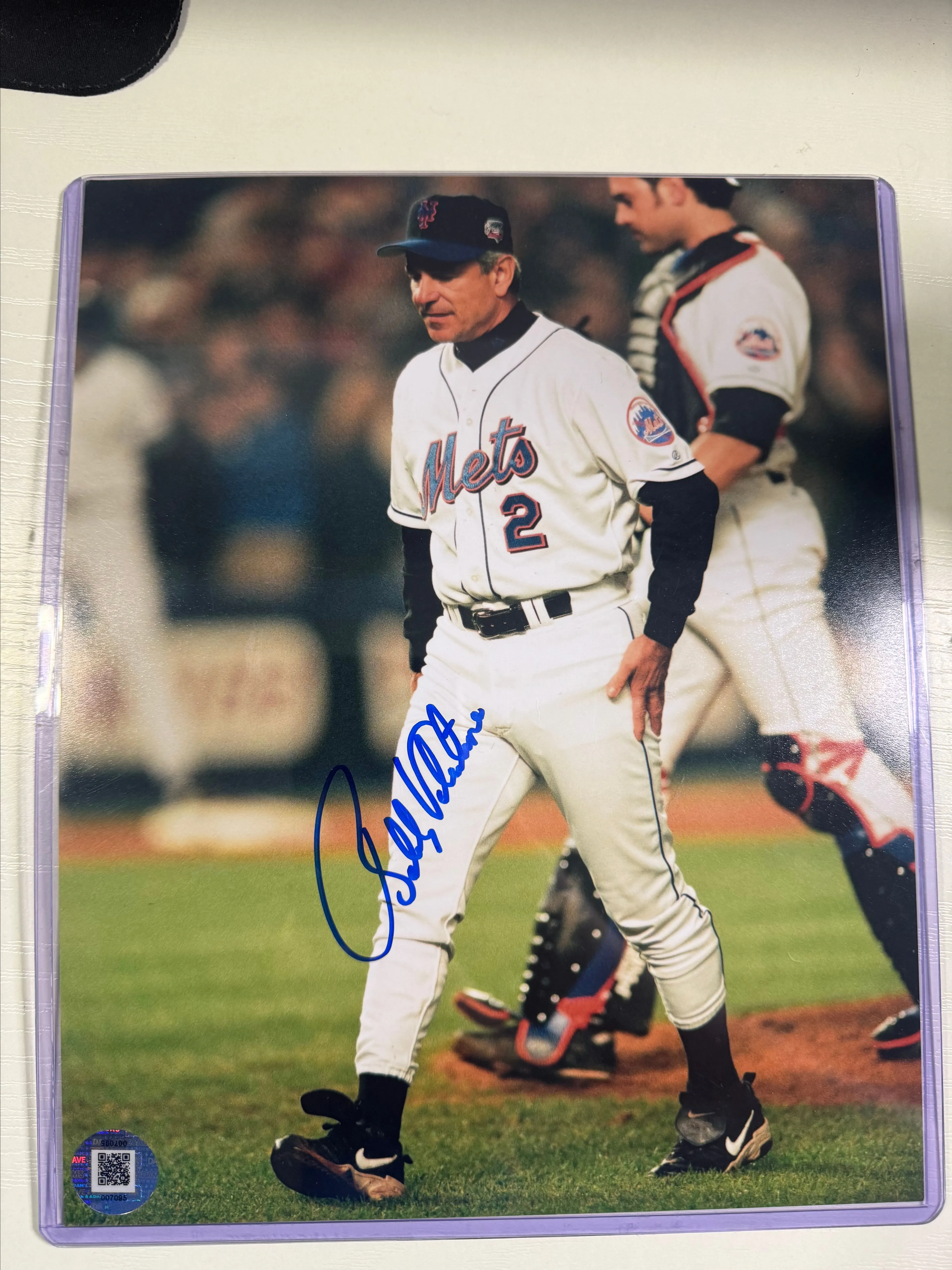Product image for Bobby Valentine (New York Mets) Auto 8x10 *Dave and Adam's Authentication