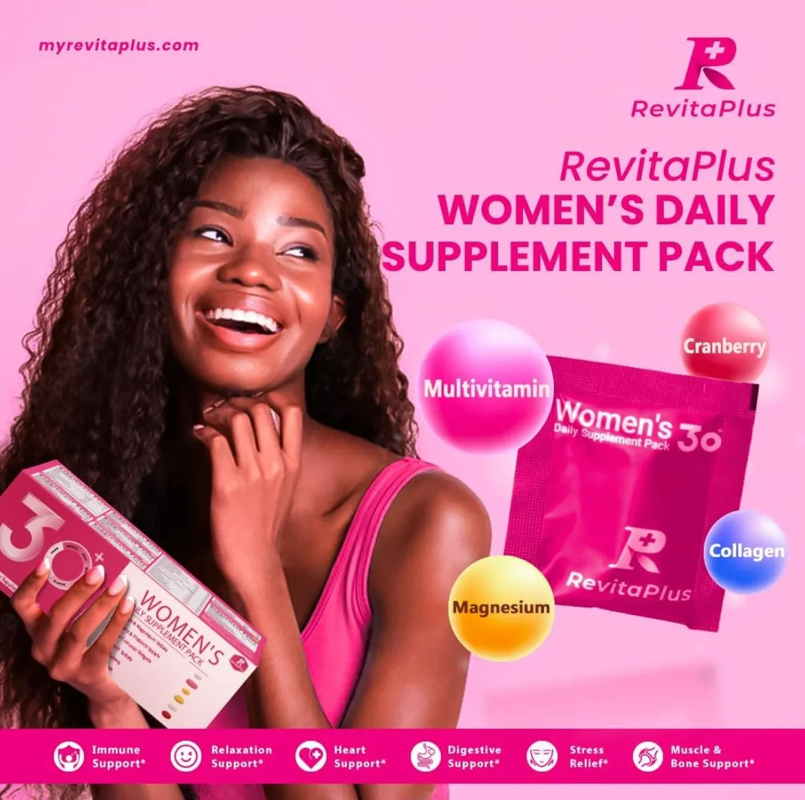 Product image for Multivitamin for Women with Vitamin A,B,C,D3,E,K2,Biotin, Collagen,Krill Oil,Cranberries Supports En