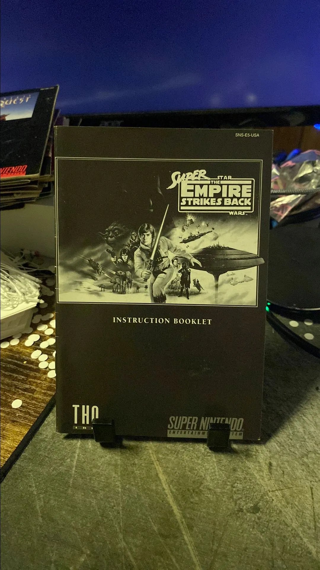 Product image for Super Star Wars Empire Strikes Back MANUAL ONLY SNES