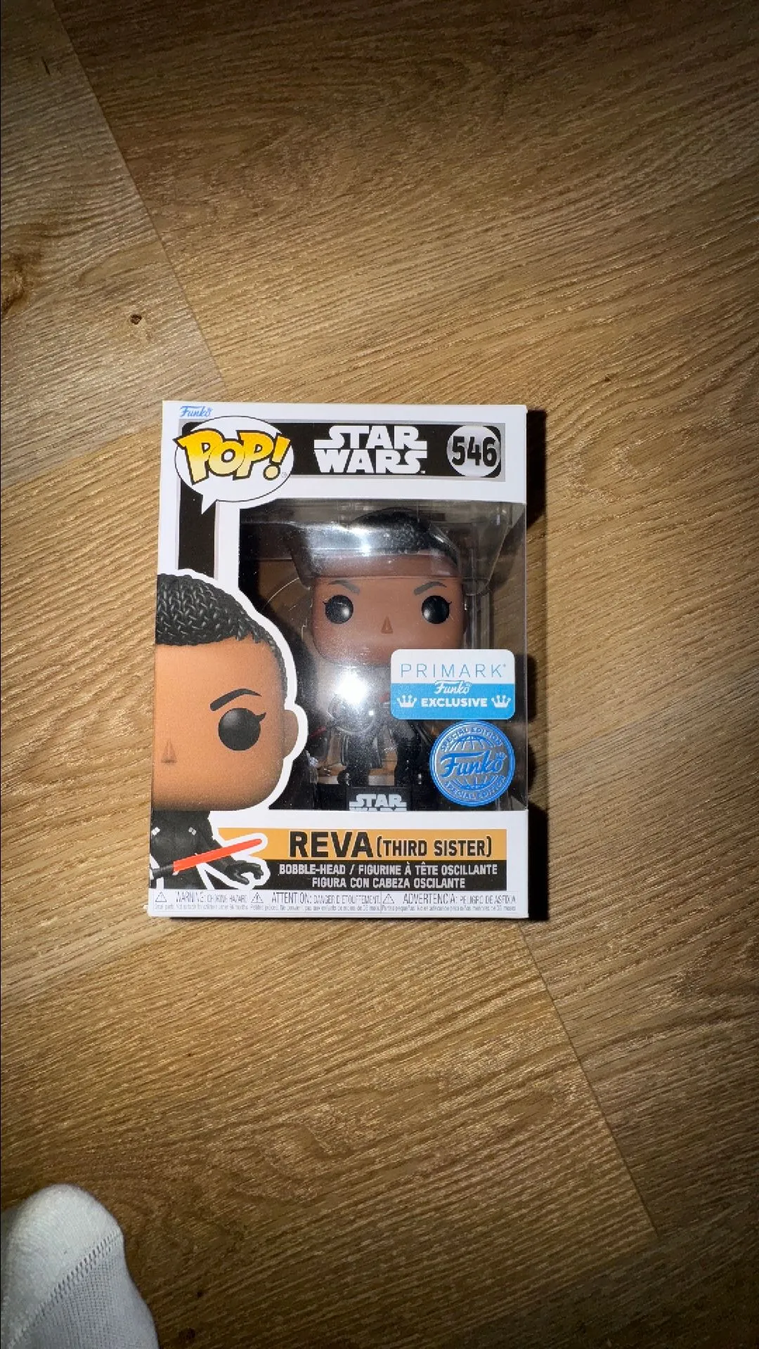Product image for Funko Pop Reva Third Sister  Star Wars  Funko Special Edition with Lightsaber