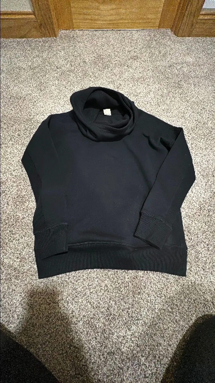 Product image for Women’s Zyia Black Oh So Soft Cowl Hoodie