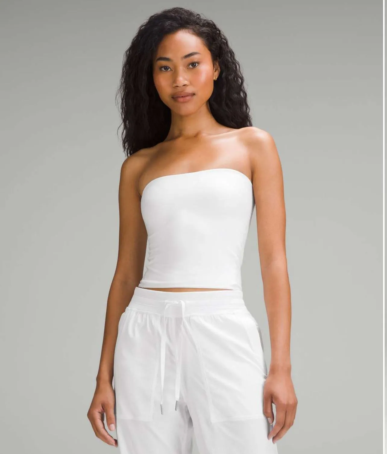 Product image for Nwt Lululemon Wundermost Ultra-Soft Nulu Tube Top White
