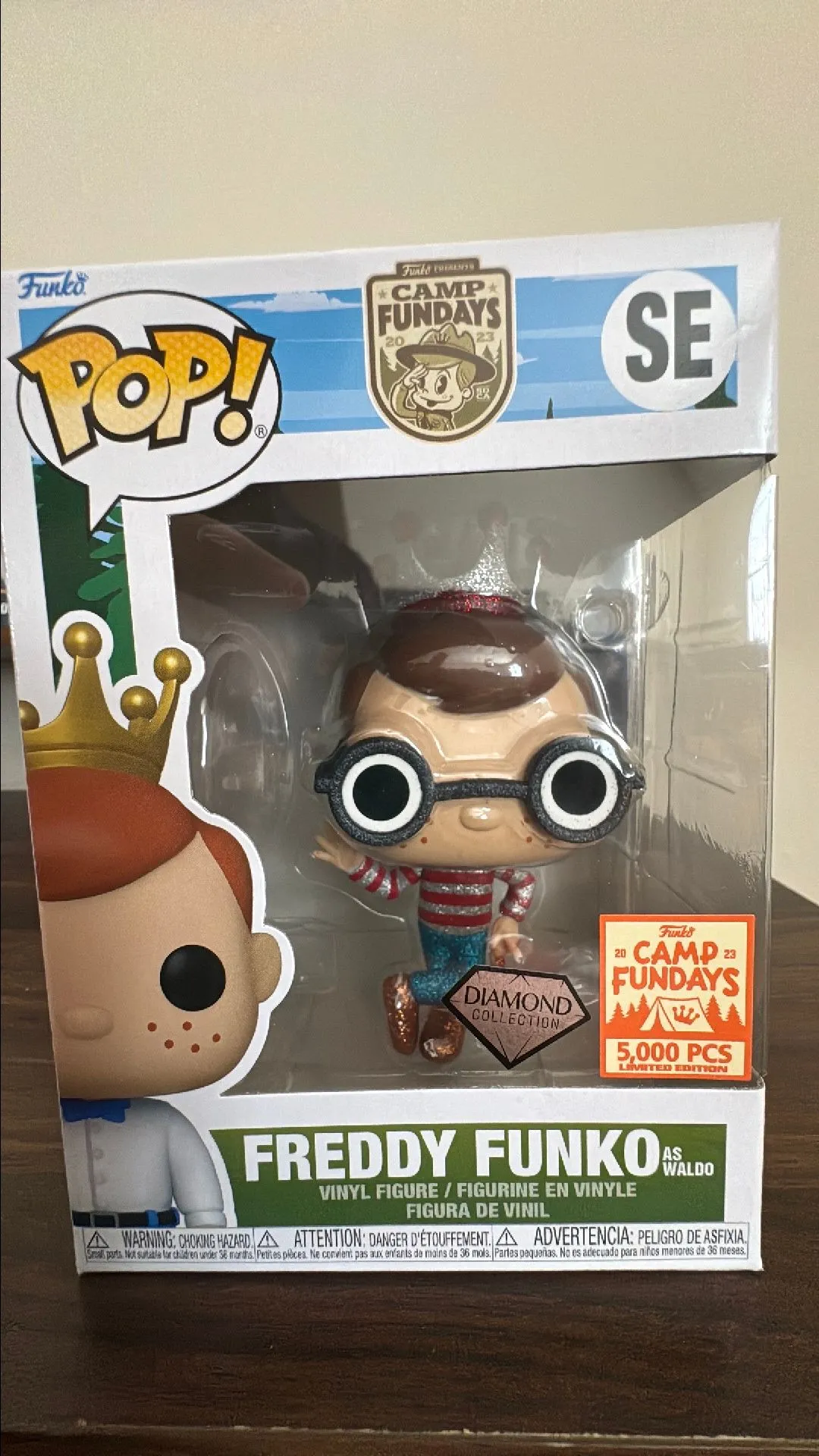 Product image for Freddy Funko as Waldo DIAMOND