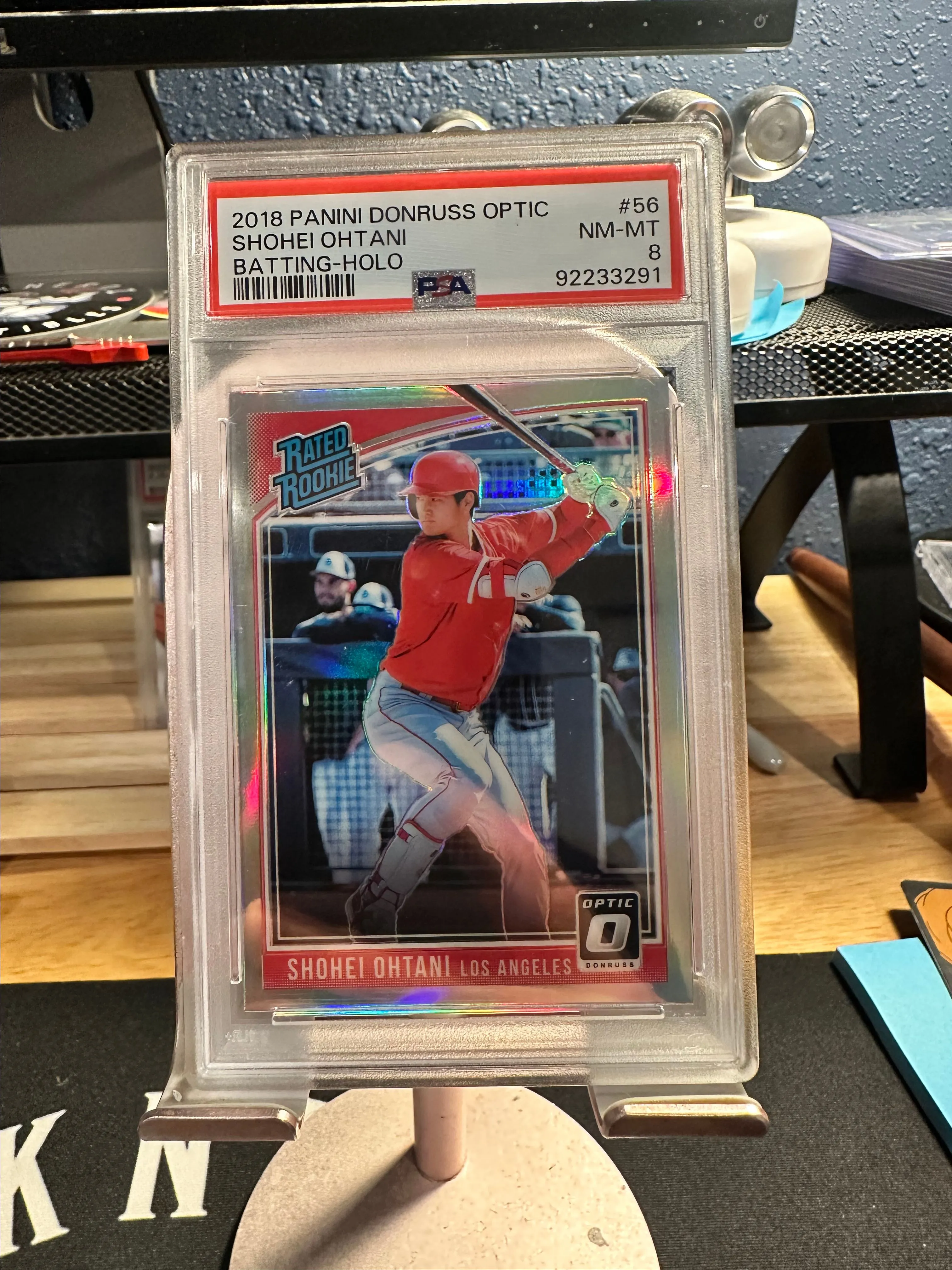 Product image for SHOHEI OHTANI RATED ROOKIE HOLO PSA 8