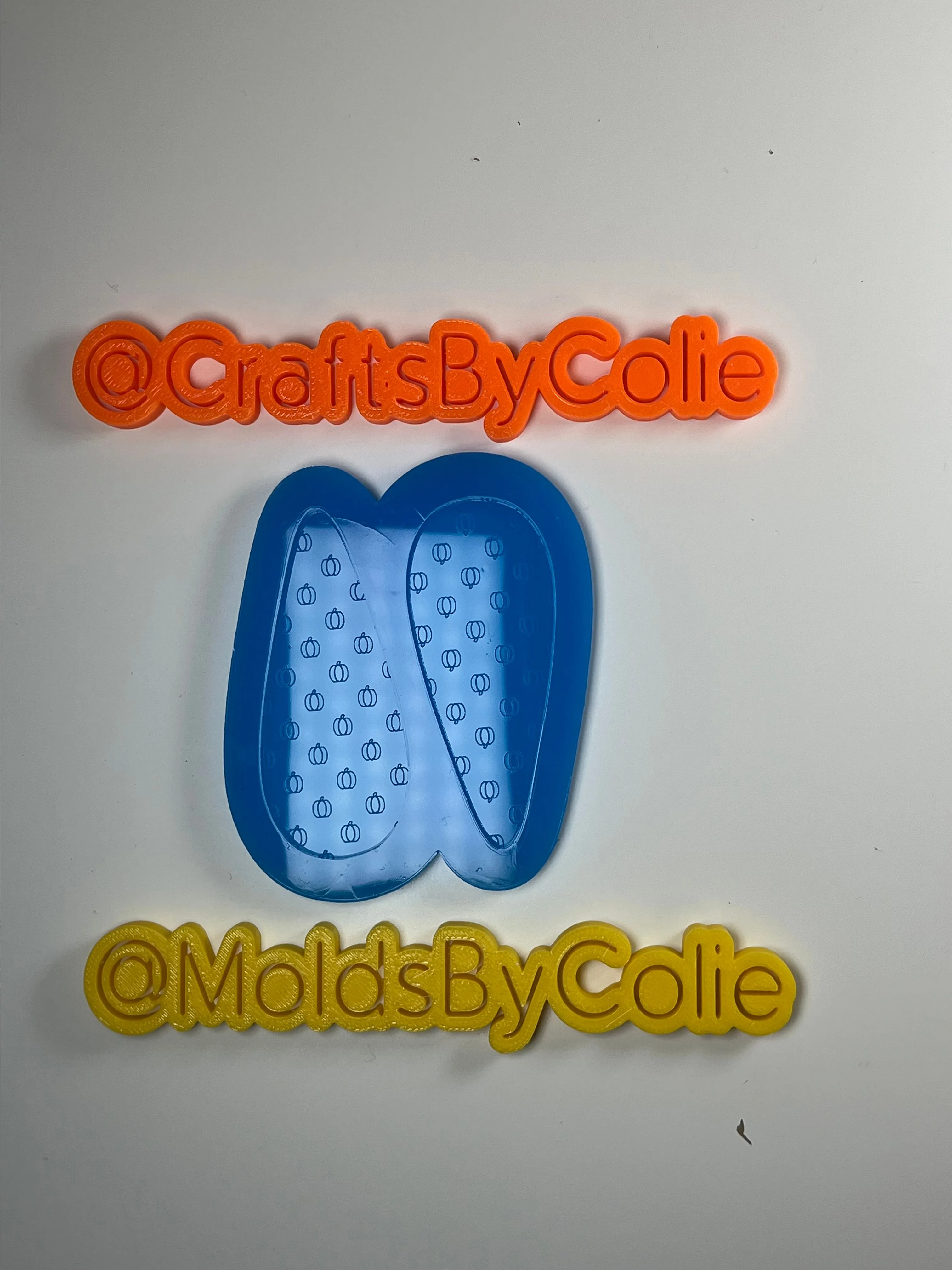 Product image for Pumpkin Hair Clip Silicone Mold