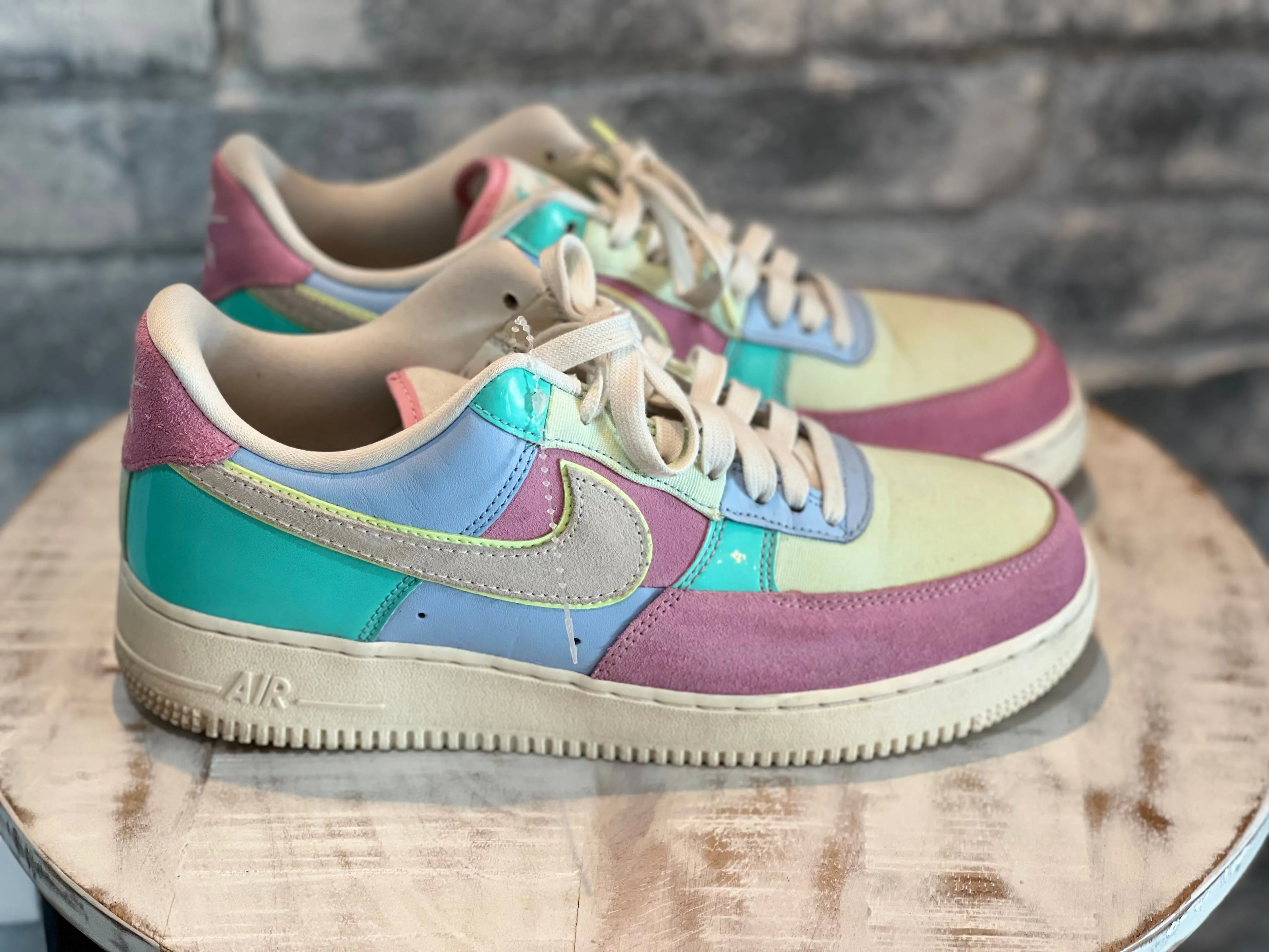 Product image for Nike Air Force 1 AF1 Low Spring Patchwork Easter size 8.5