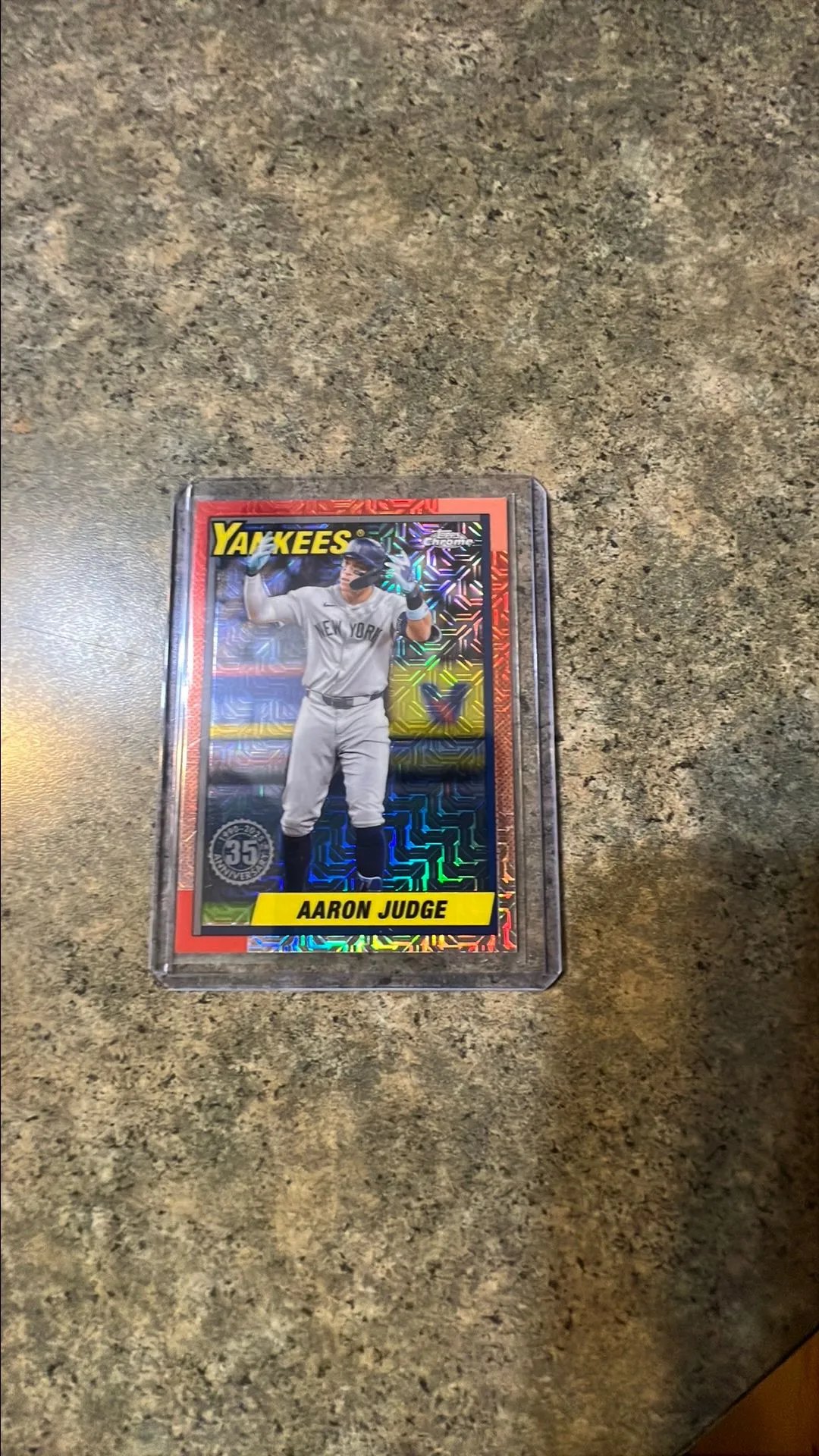 Product image for Topps 2025 Series 1 Aaron Judge Mojo Refractor