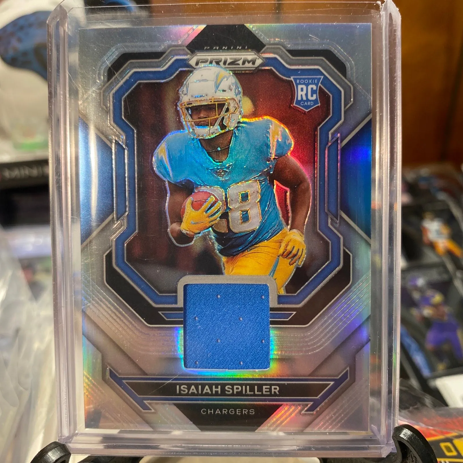 Product image for Isiah Spiller Silver Holo Rookie Patch
