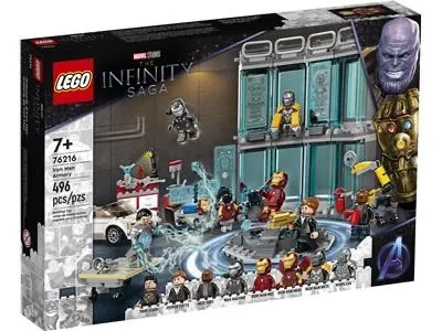 Product image for Lego 76216 Iron Man 2 Iron Man Armoury