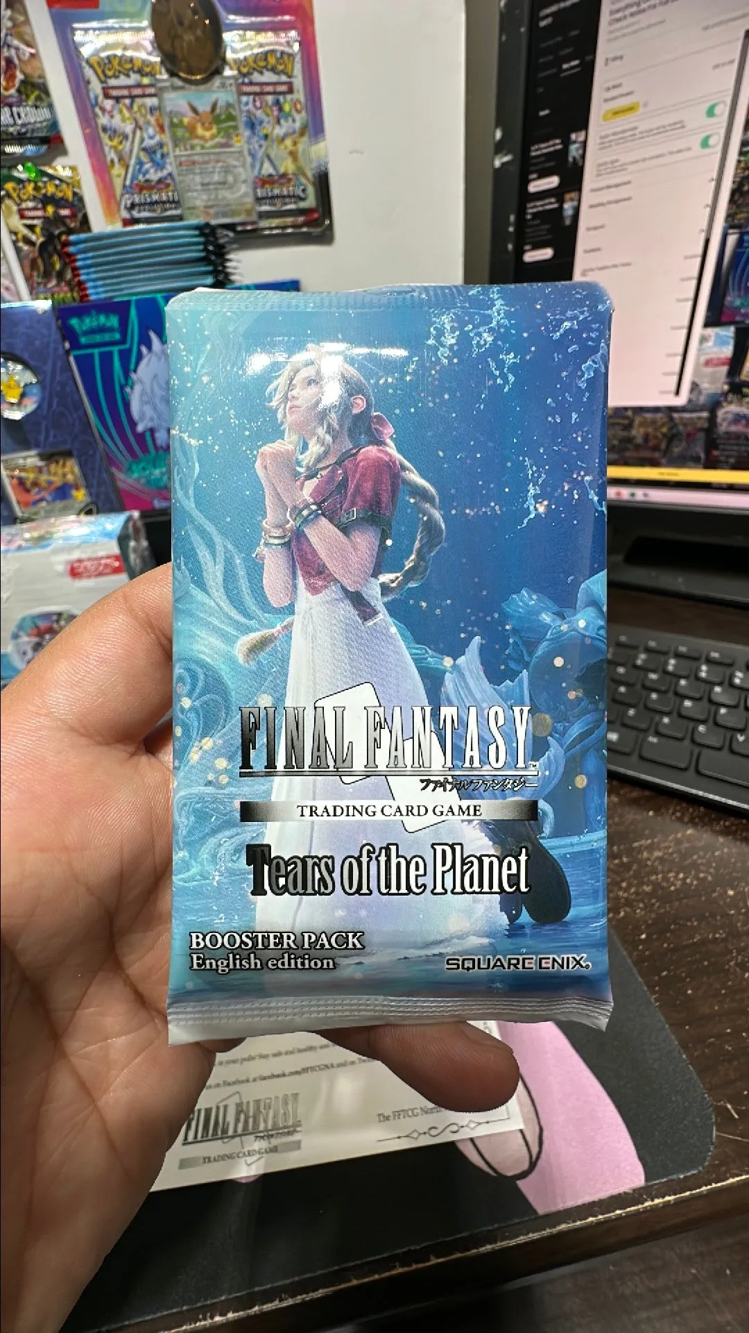 Product image for 1x FF Tears Of The Planet Booster Pack