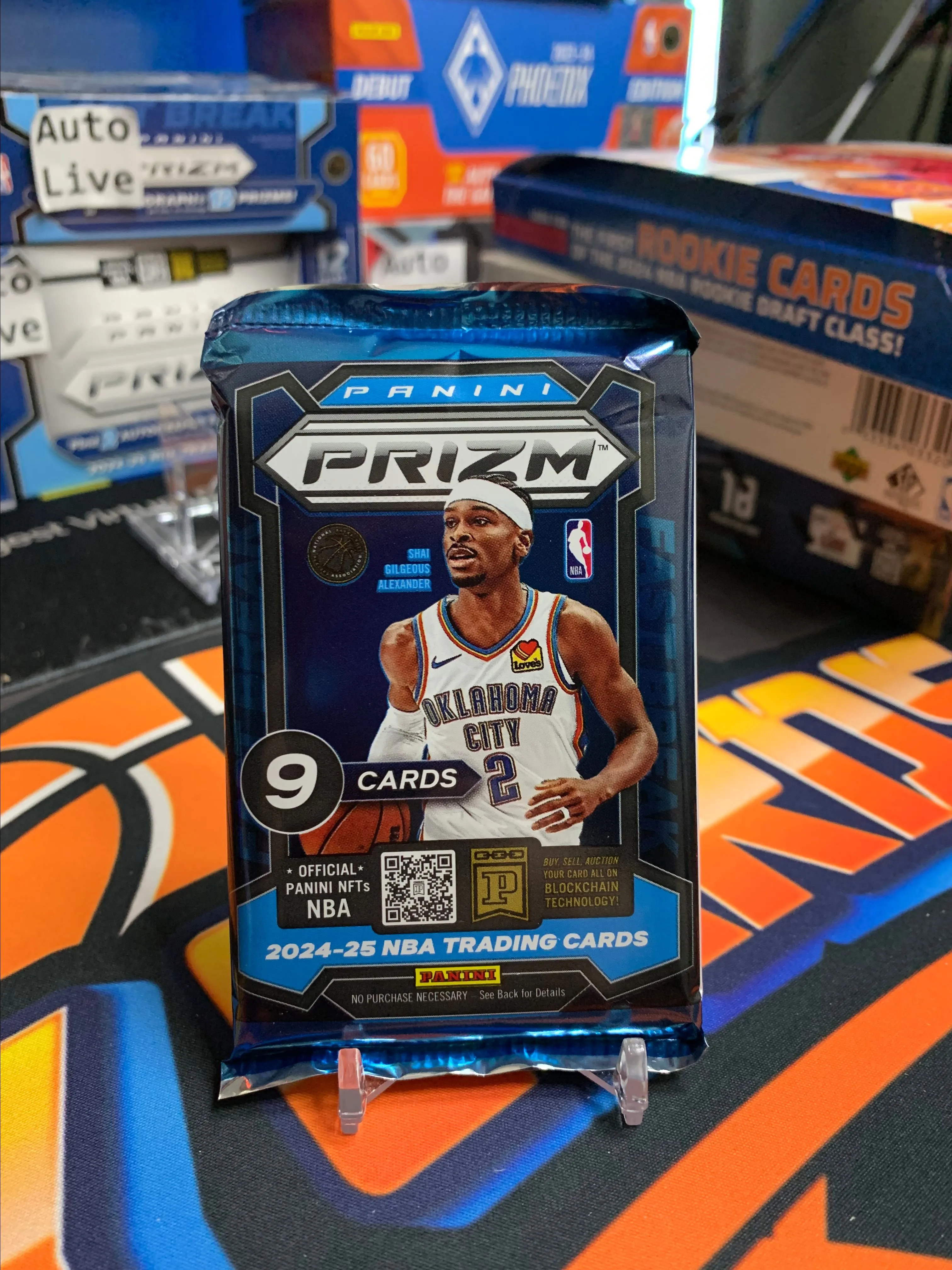 Product image for 1 2024-25 Prizm Fast Break Pack(AUTO LIVE)