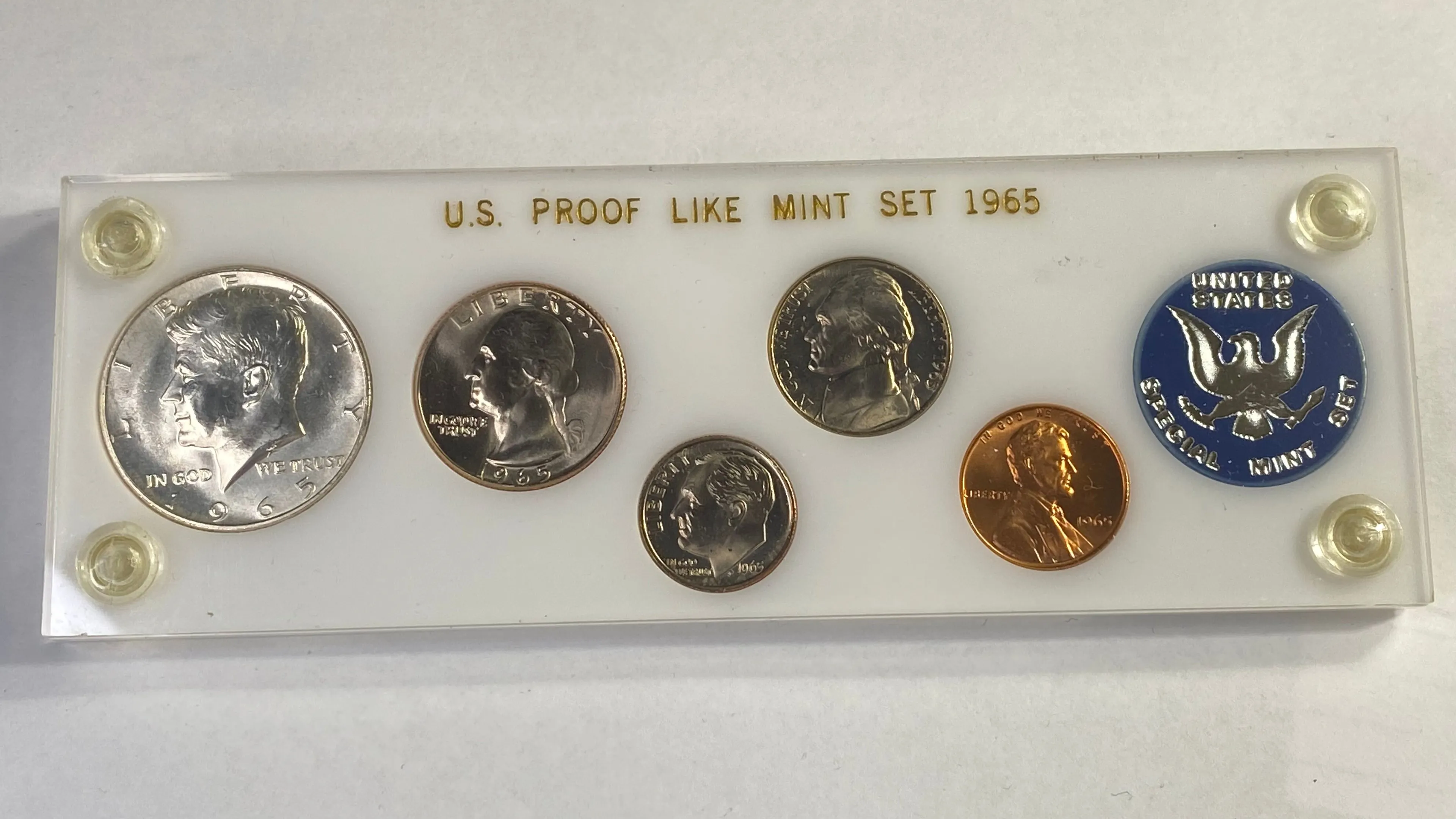 Product image for 1965 Special Mint Set (SMS) in a Capital Holder with Token