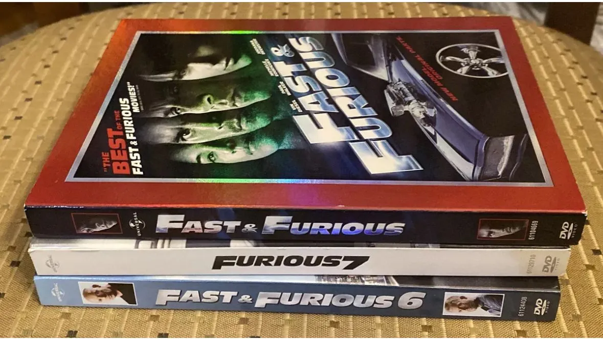 Product image for fast and furious dvd lot