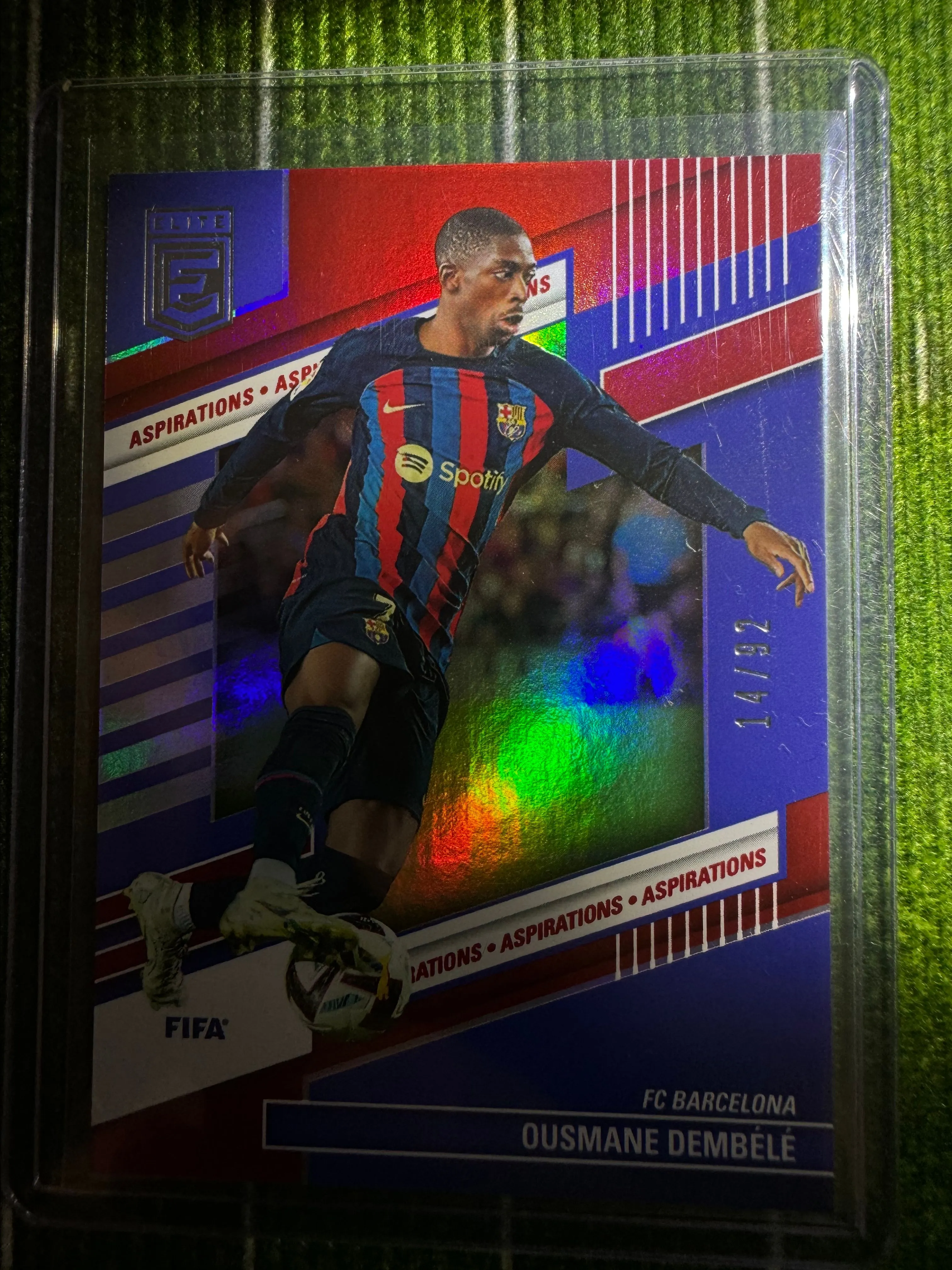 Product image for Ousmane Dembele /92 Panini Elite