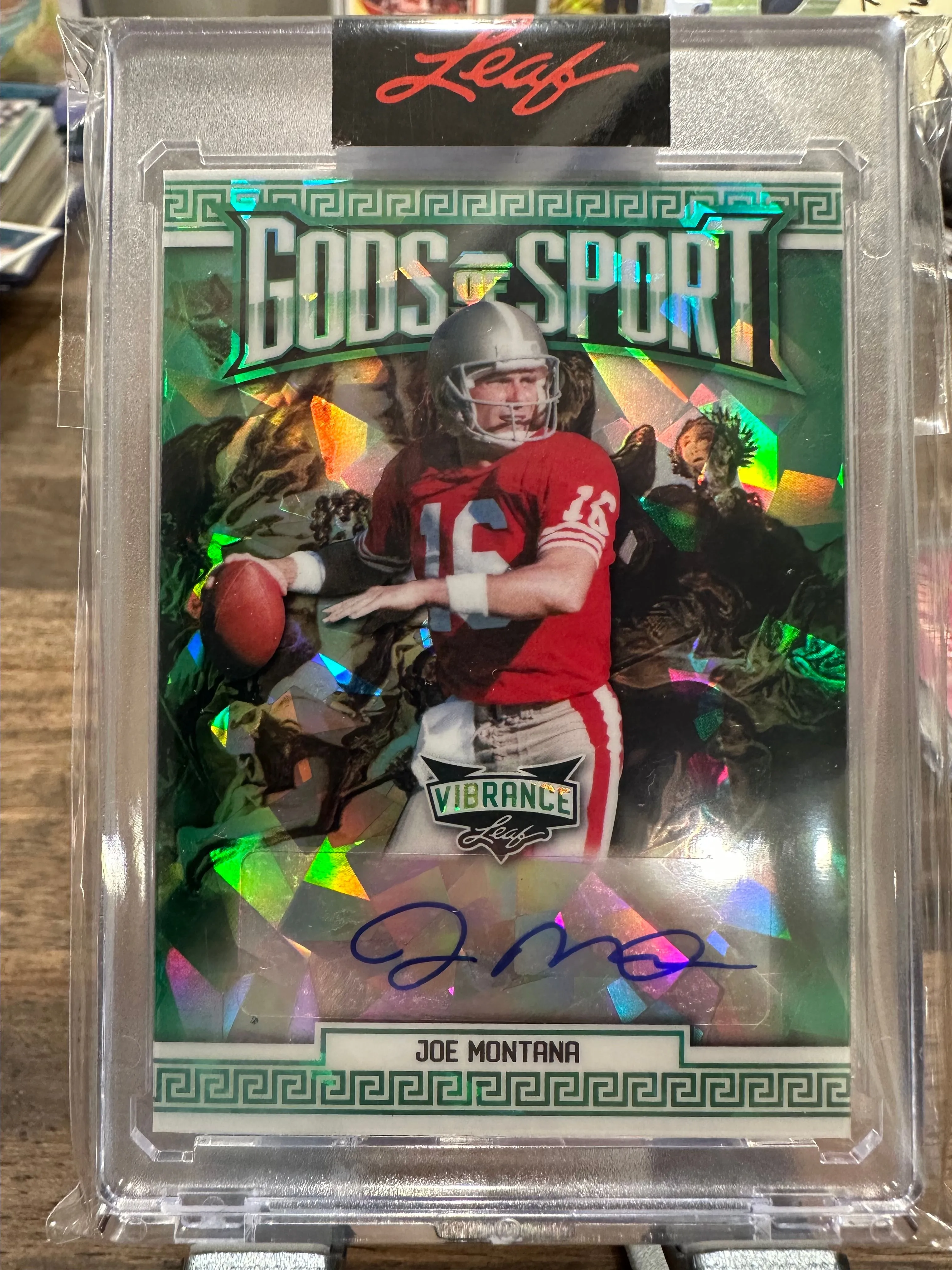 Product image for 2022 Leaf Joe Montana Gods of Sport Auto 5/9