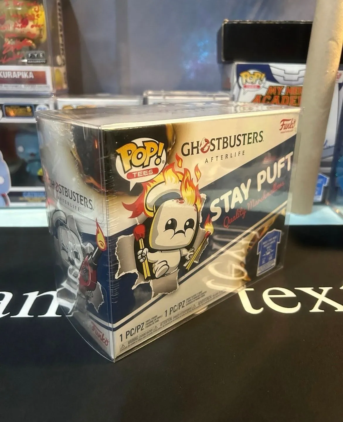 Product image for Funko Pop & Tee! Ghostbusters Afterlife GITD Sealed w/ Protector!