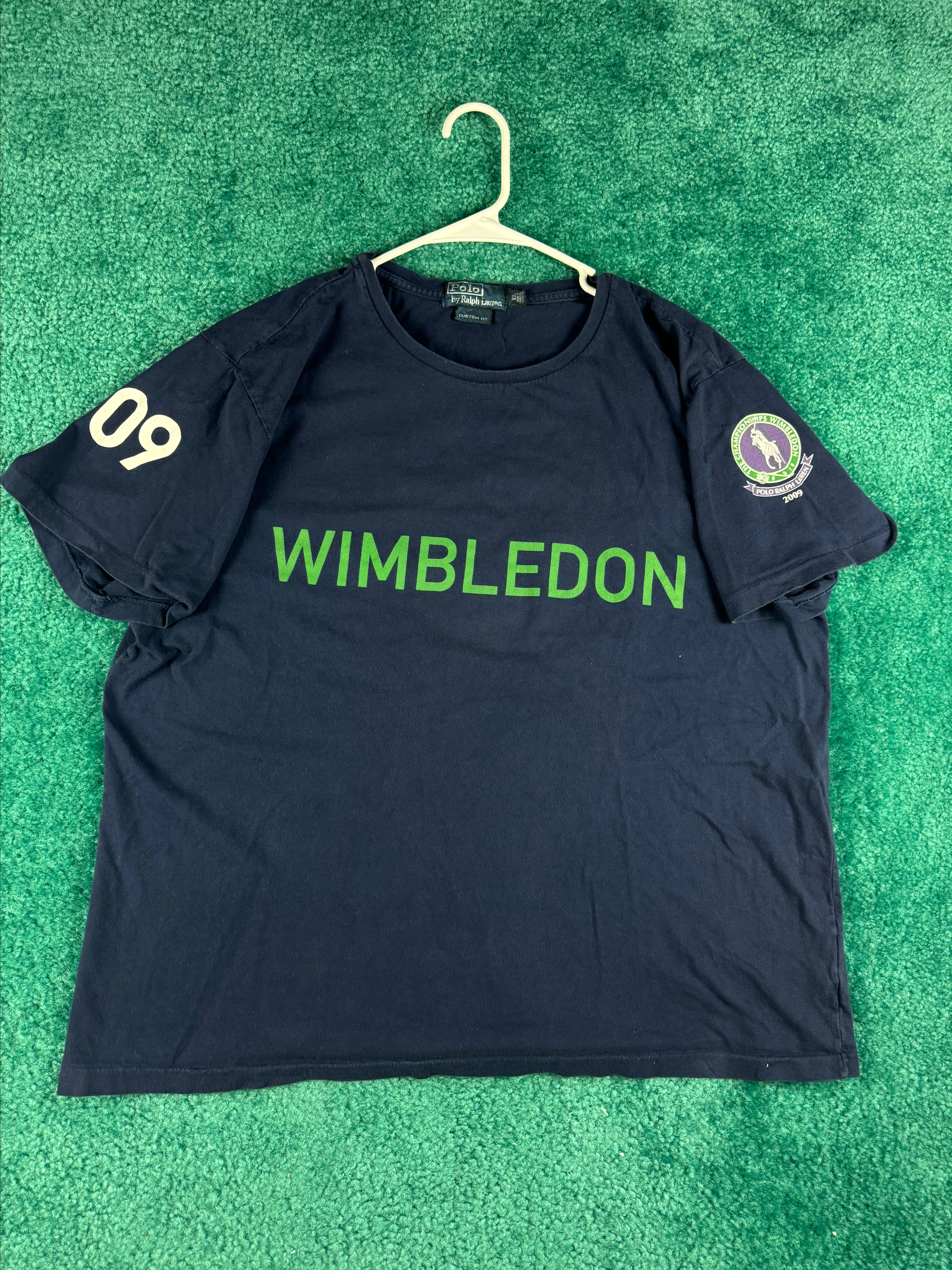 Product image for y2k 2009 Polo Wimbledon Tennis Tee