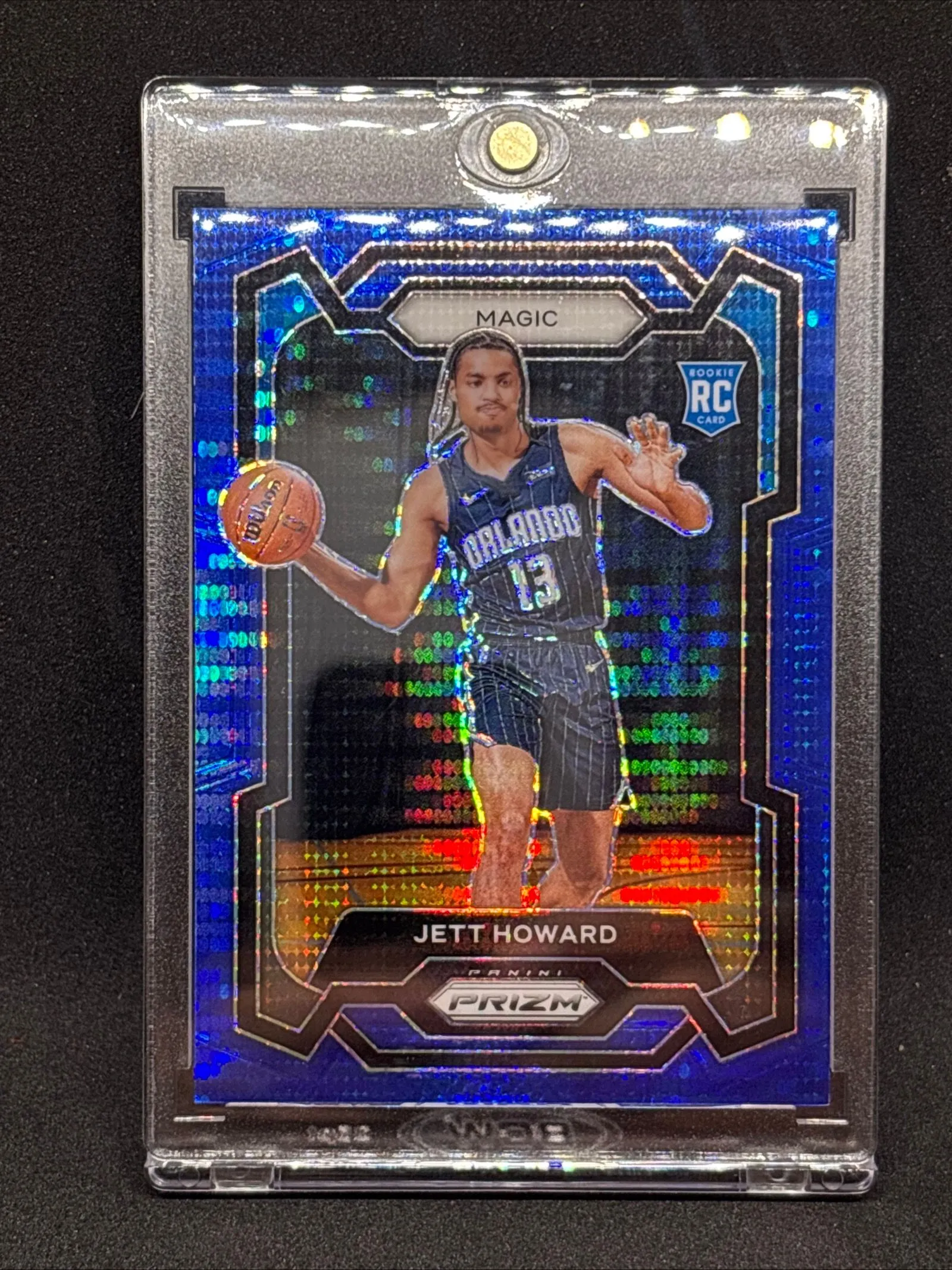 Product image for Jett Howard Blue Pulsar Prizm Rookie