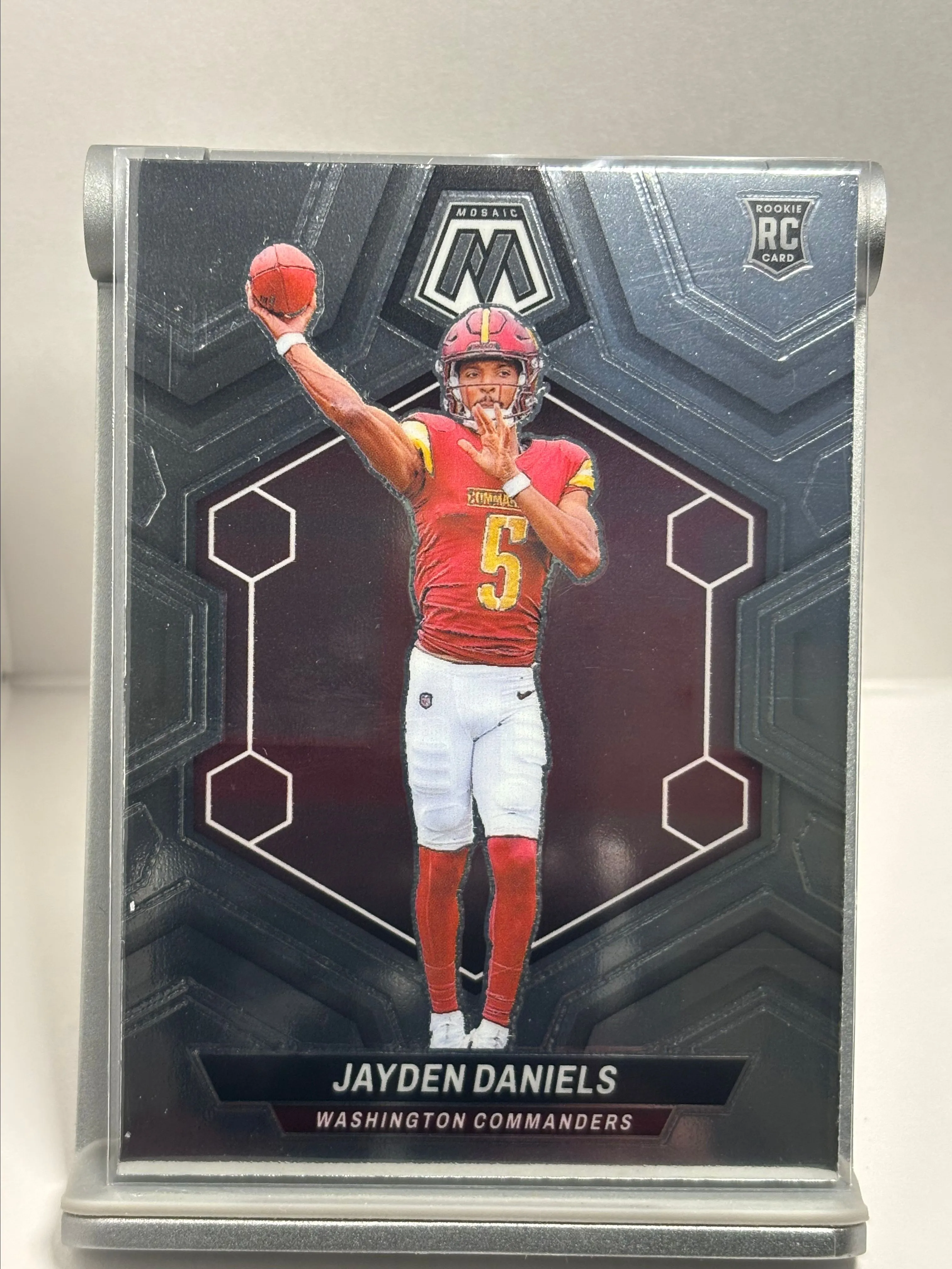Product image for 2024 Panini Mosaic - Rookies Jayden Daniels #302 Silver Prizm (RC)