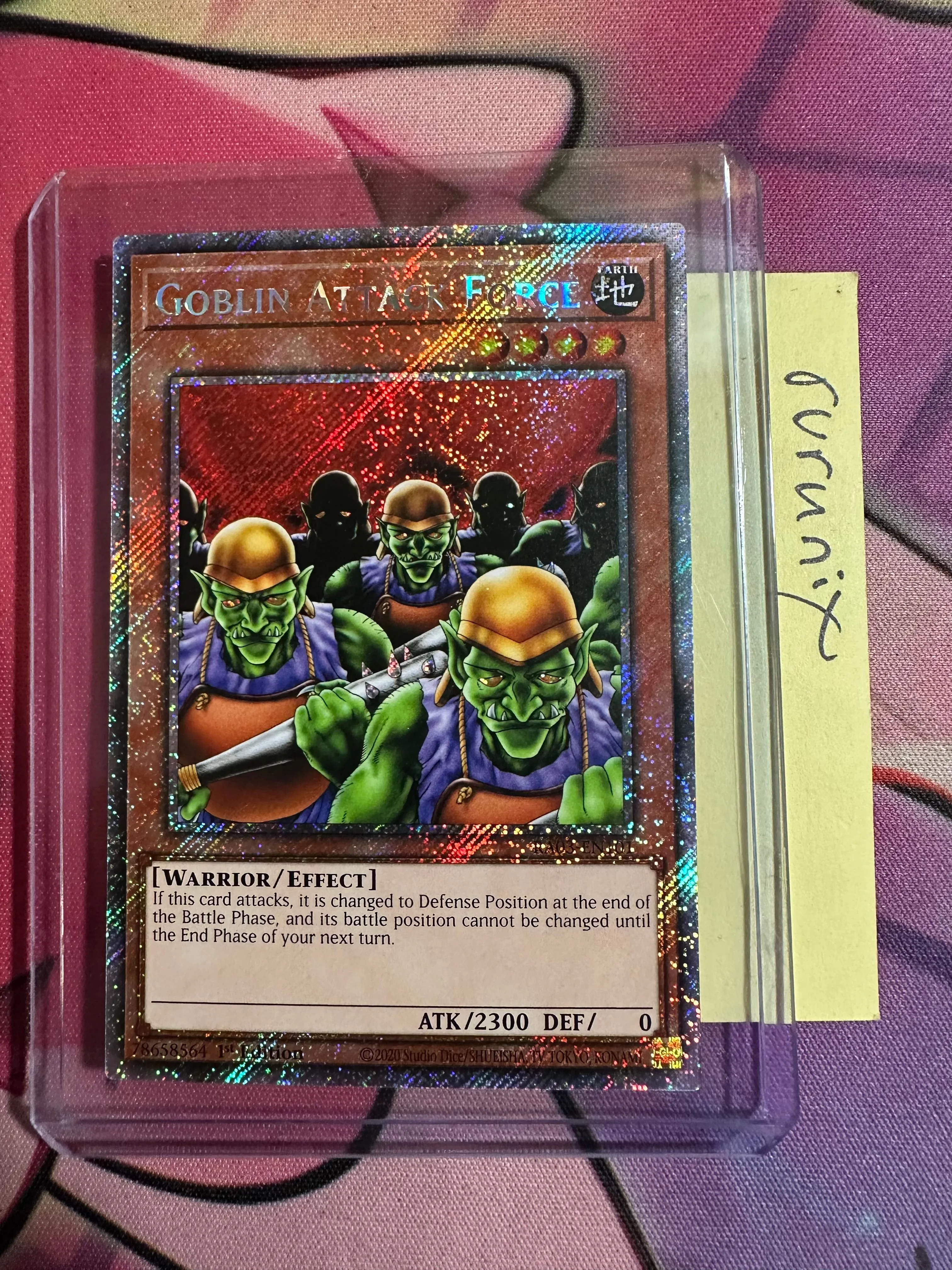 Yugioh Goblin Attack Force (Platinum Secret Rare) RA03-EN101 - Quarter  Century Bonanza  Whatnot: Shop, Sell, Connect