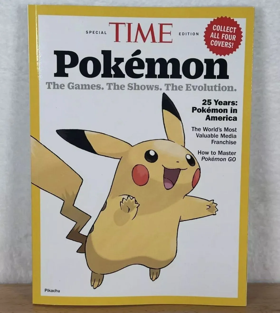 Product image for PIKACHU / POKEMON 25 YEARS IN AMERICA 2024 TIME Magazine Special Edition NEW