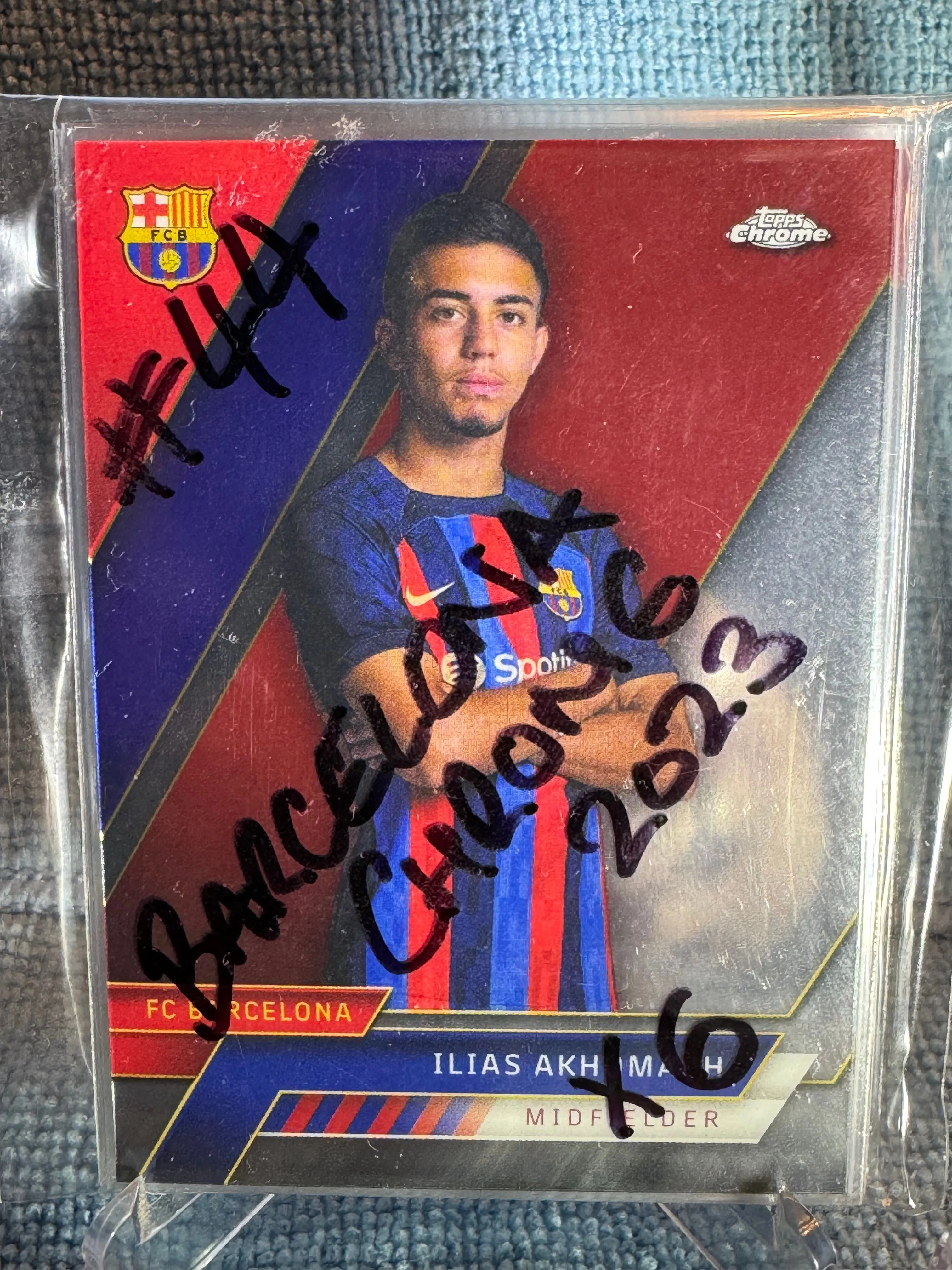 Product image for Barcelona Chrome cards x 6