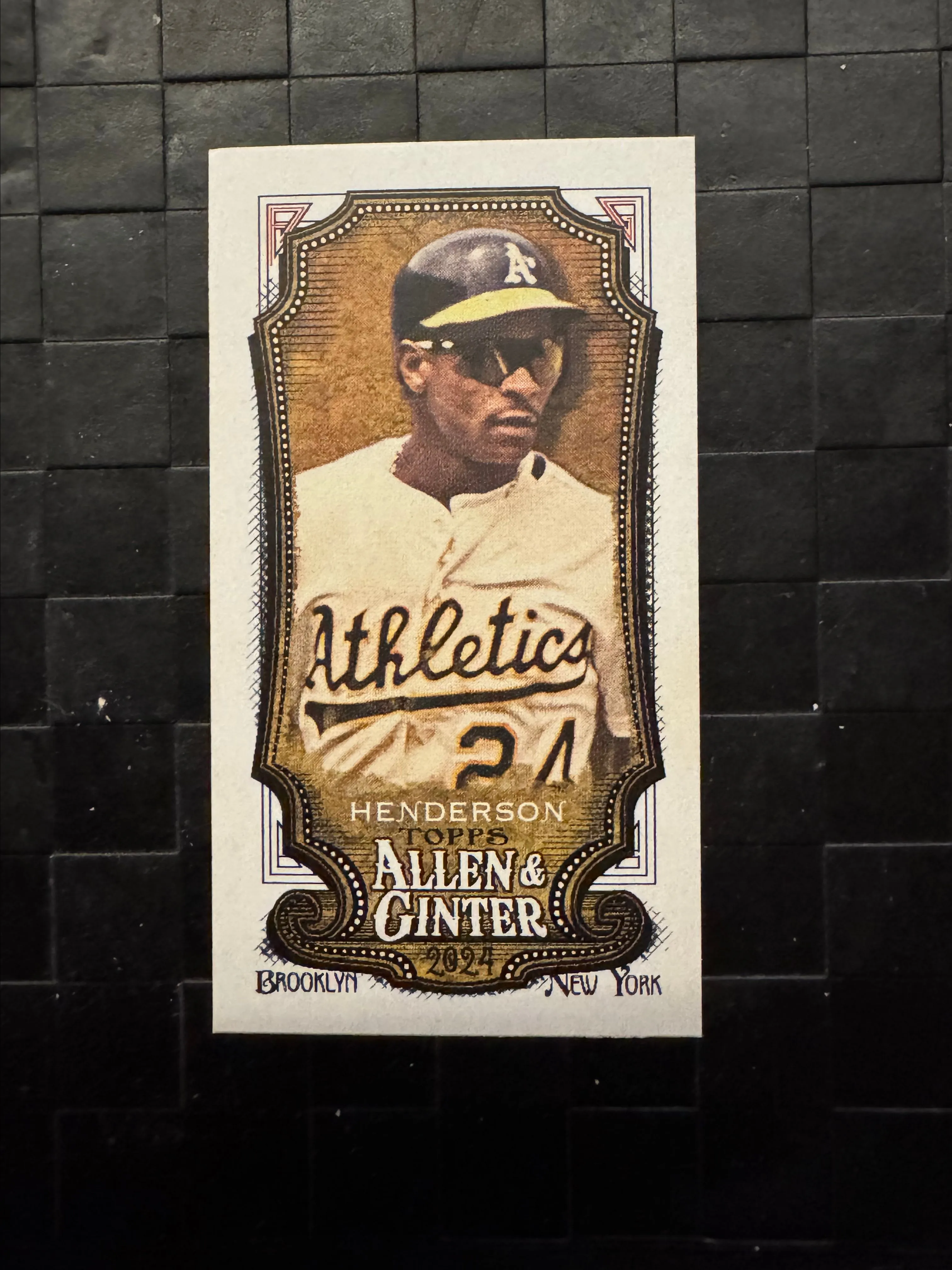 Product image for 2024 Topps Allen & Ginter Mini Rickey Henderson Oakland Athletics