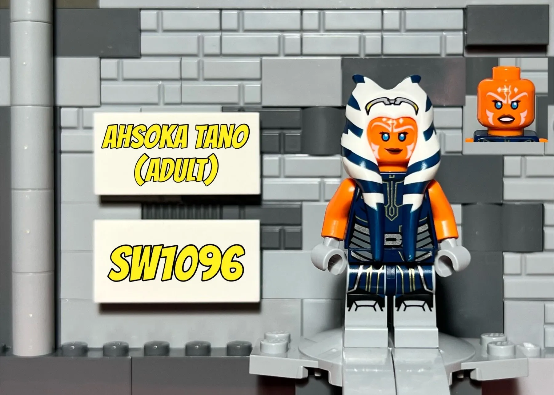 Product image for LEGO SW1096 Ahsoka Tano (Adult) Minifigure