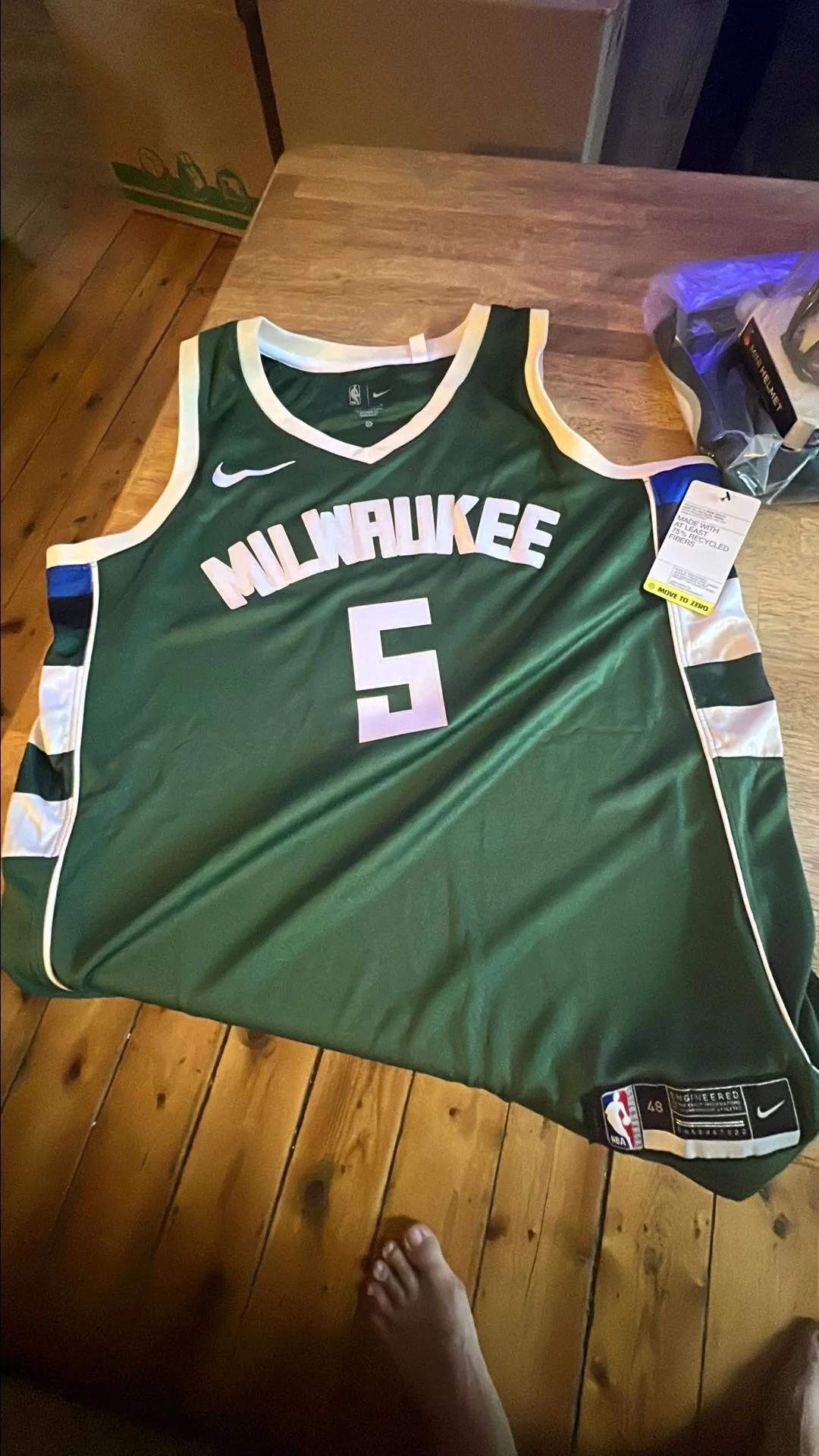 Product image for Malik Beasley Nike signed jersey