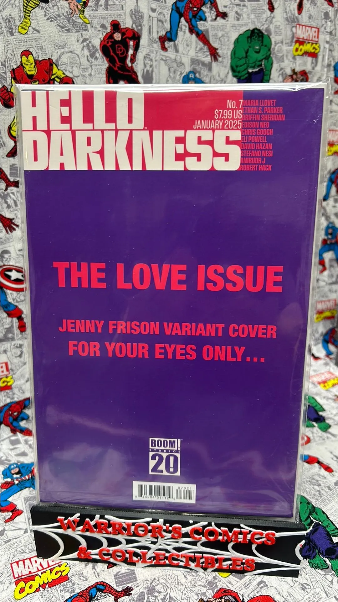 Product image for Hello Darkness 7 Jenny Frison The Love Issue Adult