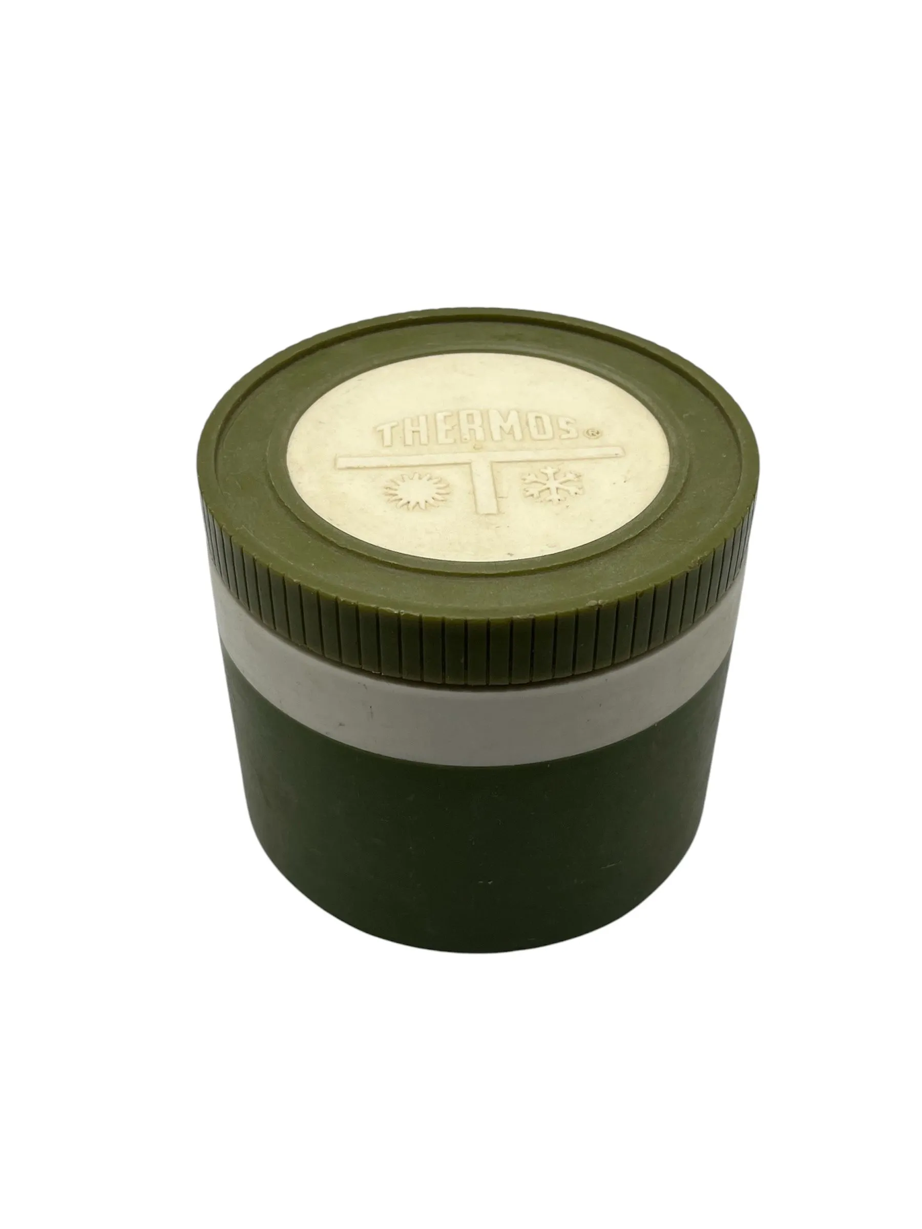 Product image for Vintage Thermos King-Seeley Model 1155/3 Insulated Jar 8 oz  Avocado Green Used
