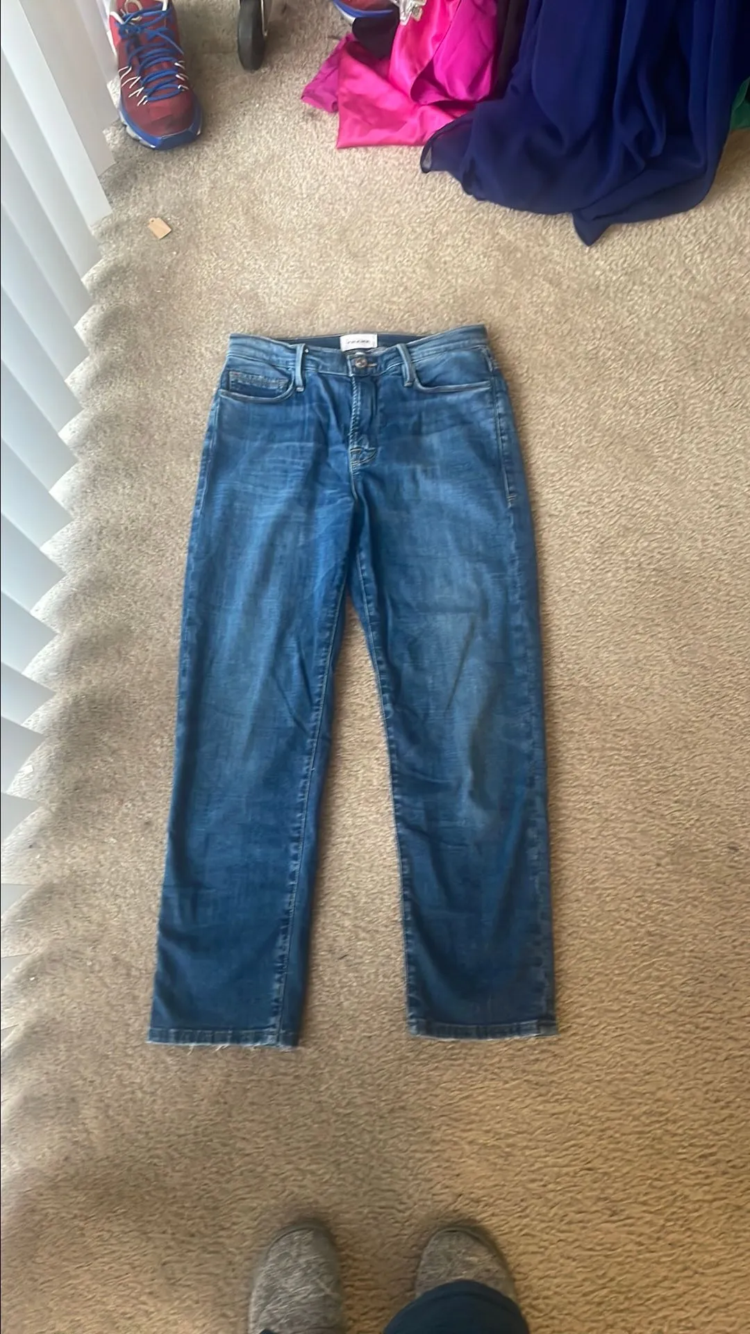 Product image for DENIM 3: Frame - Le Nouveau Straight - Size 27