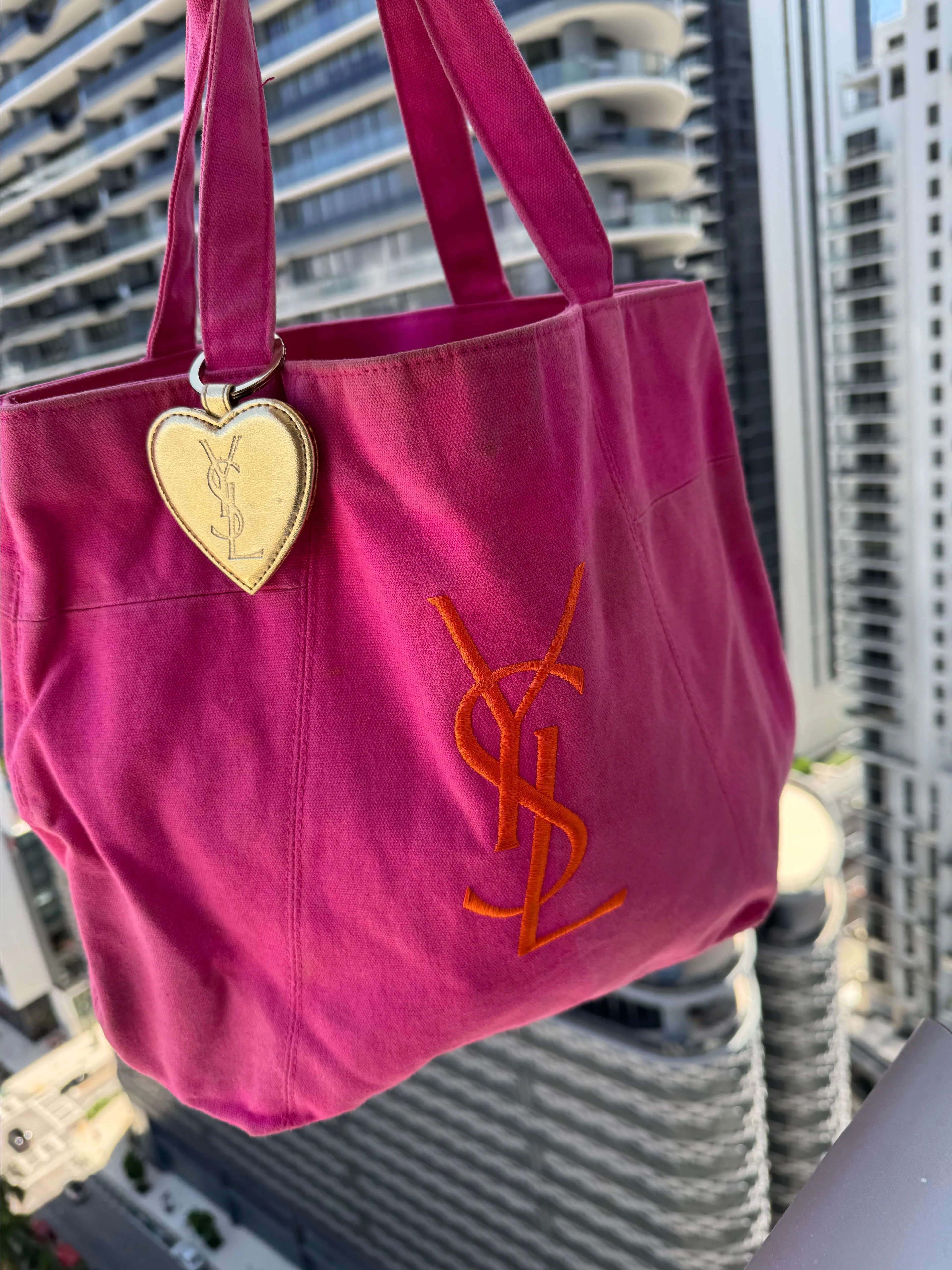 Product image for 11. YSL Canvas Tote Bag
