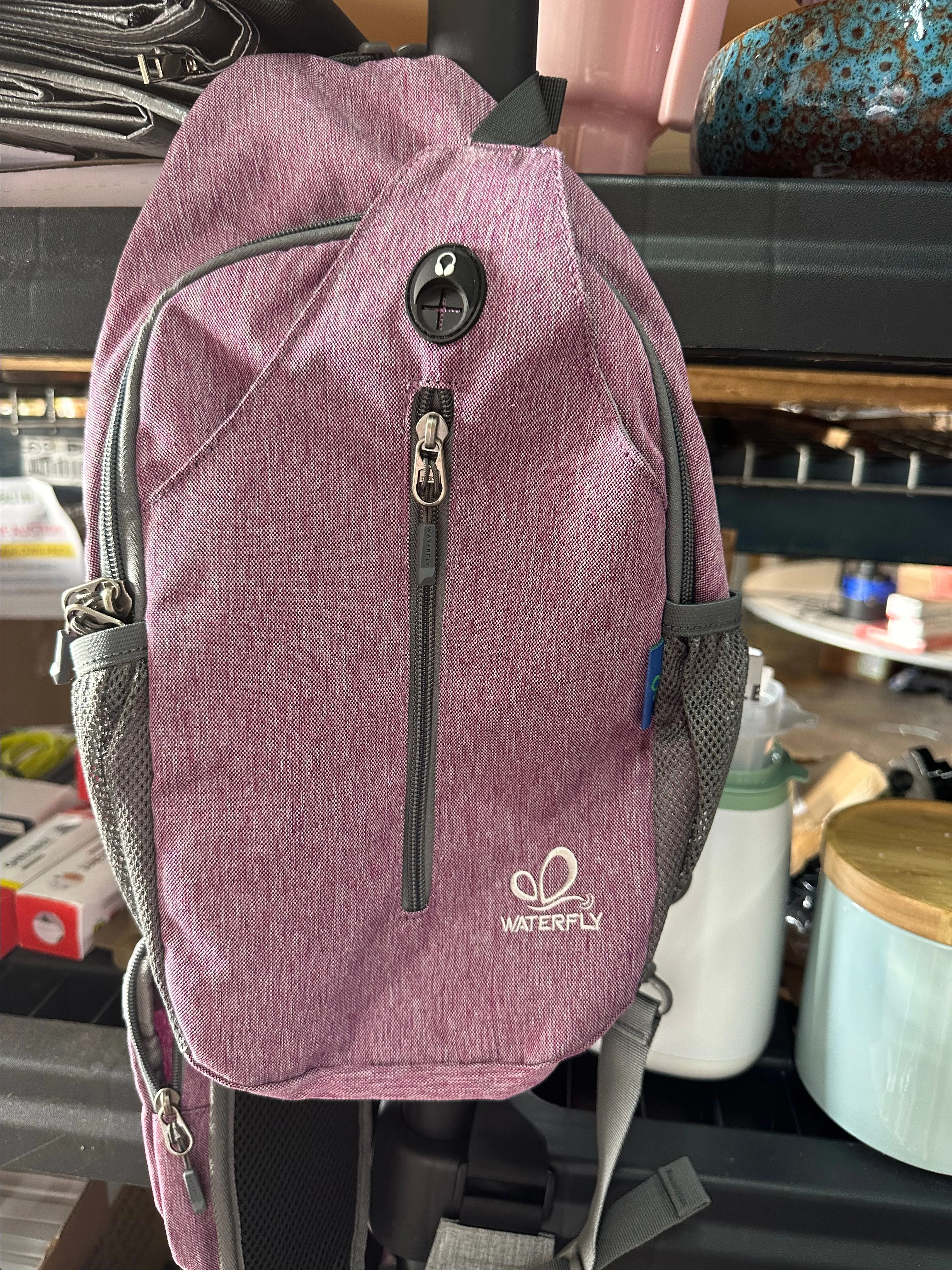 Product image for Pink cross body book bag